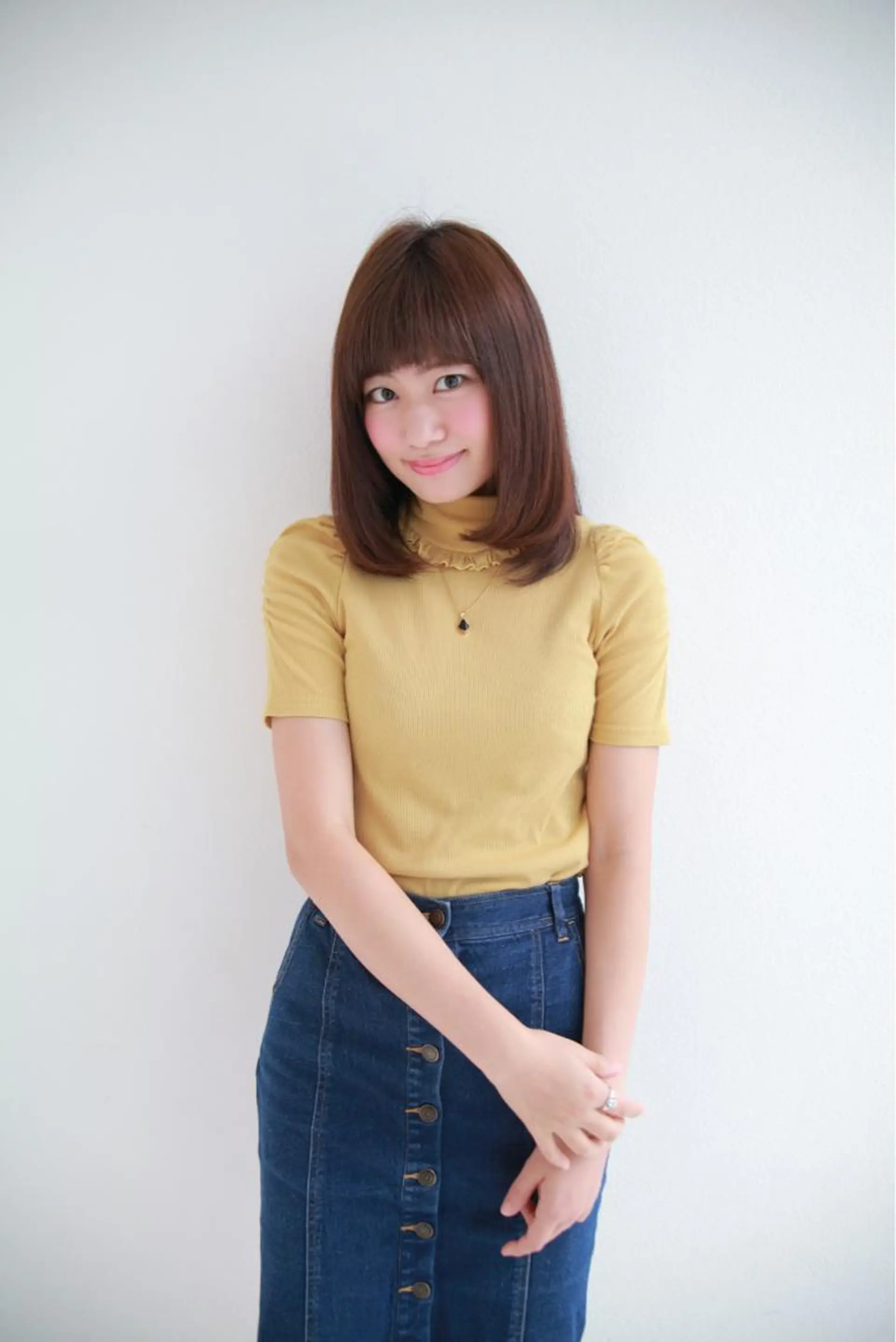 ミディアム 中林 由佳のヘアスタイル