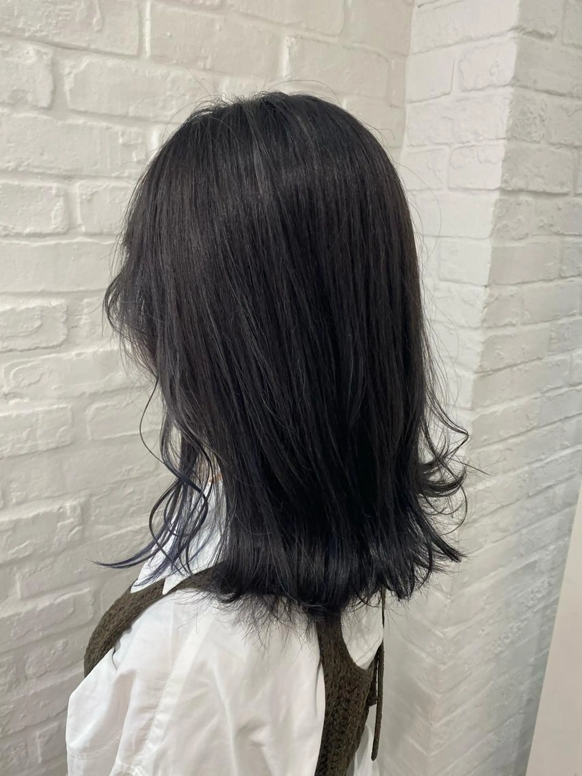 セミロング ハイライト ヘアカラー トリートメント 🍀透明感抜群🍀/ ハイトーンカラーのヘアスタイル