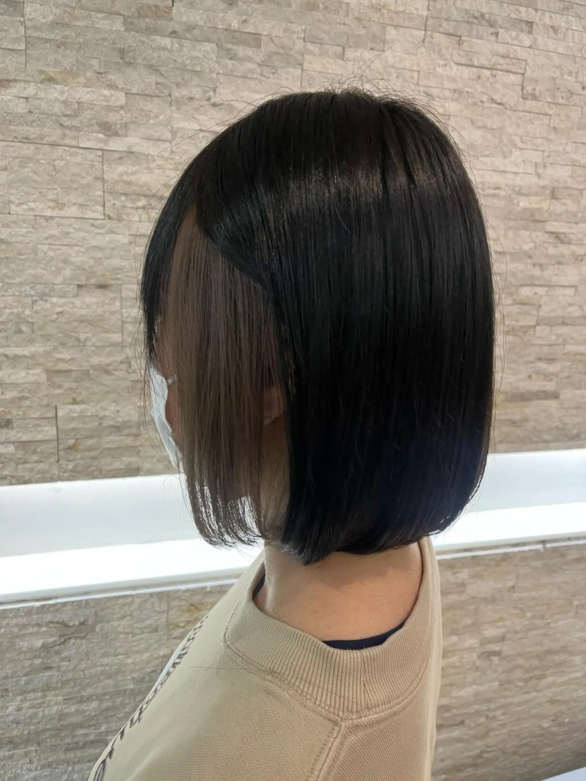 ミディアム カラー グレージュ ヘアカラー トリートメント ヘアセット 韓国/インナーカラー 🍑YUI🍑のヘアスタイル