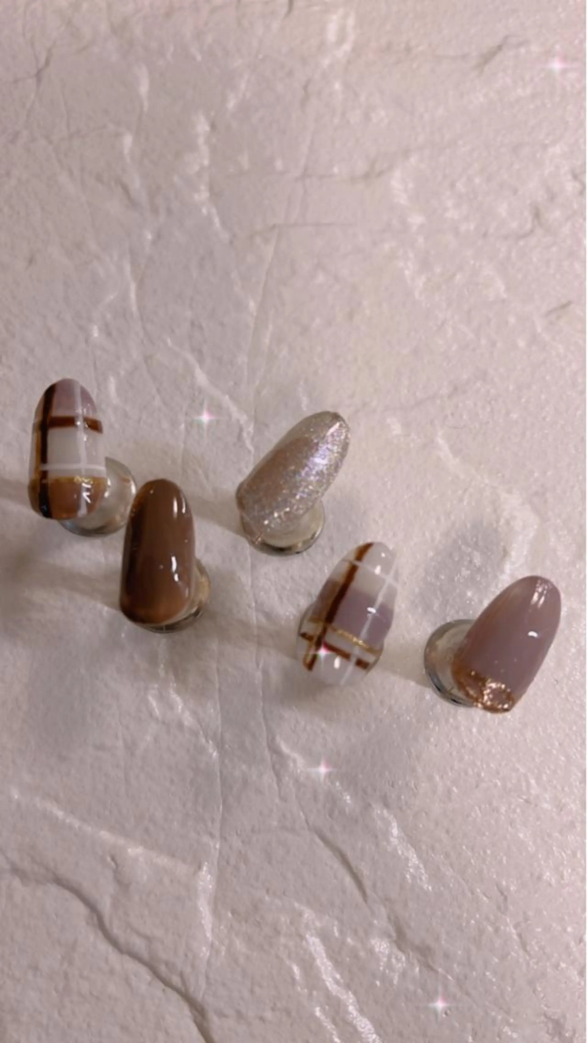 カラー ネイル ecru エクリュのネイルデザイン