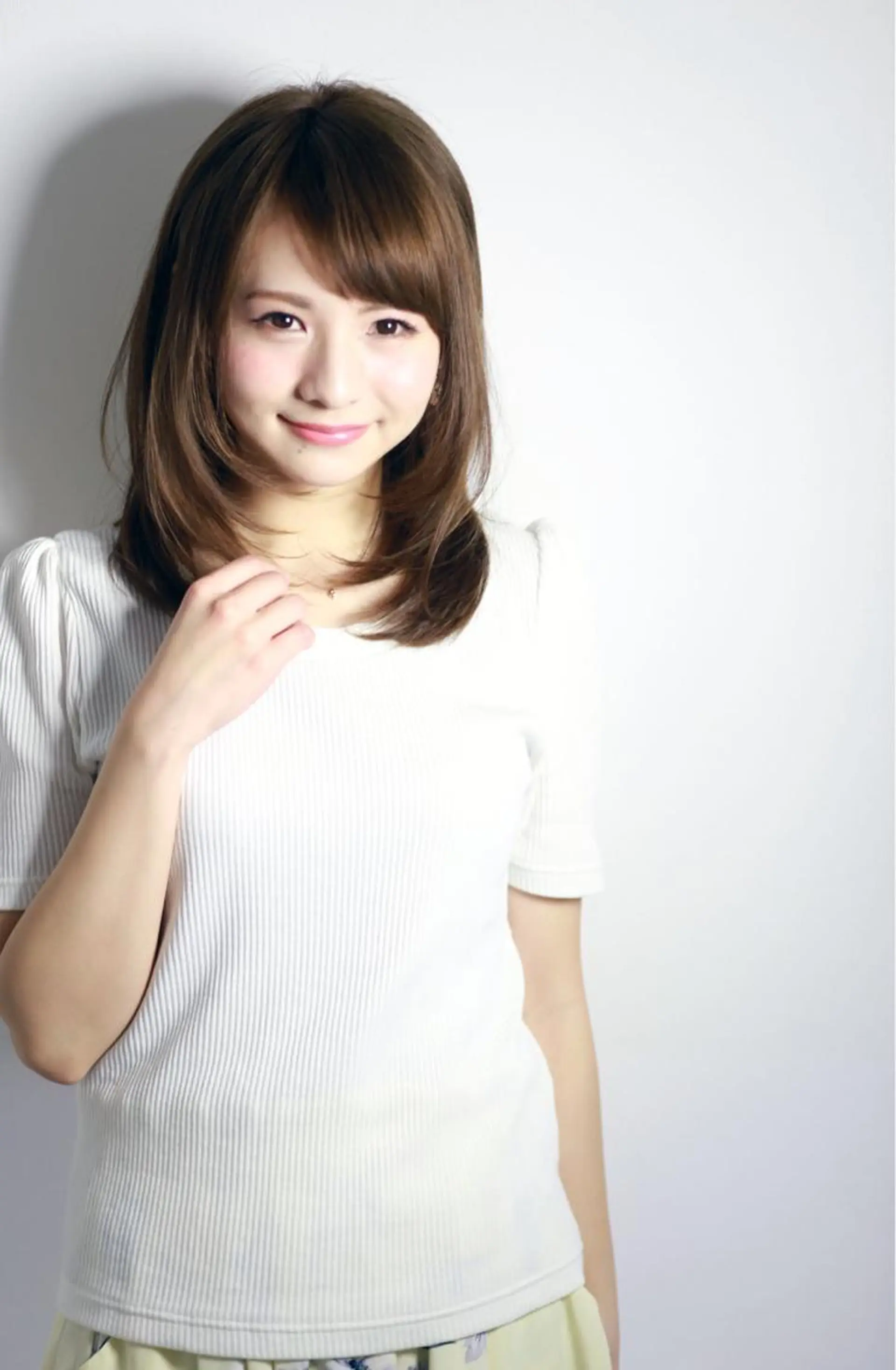 セミロング レイヤーカット 縮毛矯正/髪質改善/ ブリーチ/東陽町✨のヘアスタイル