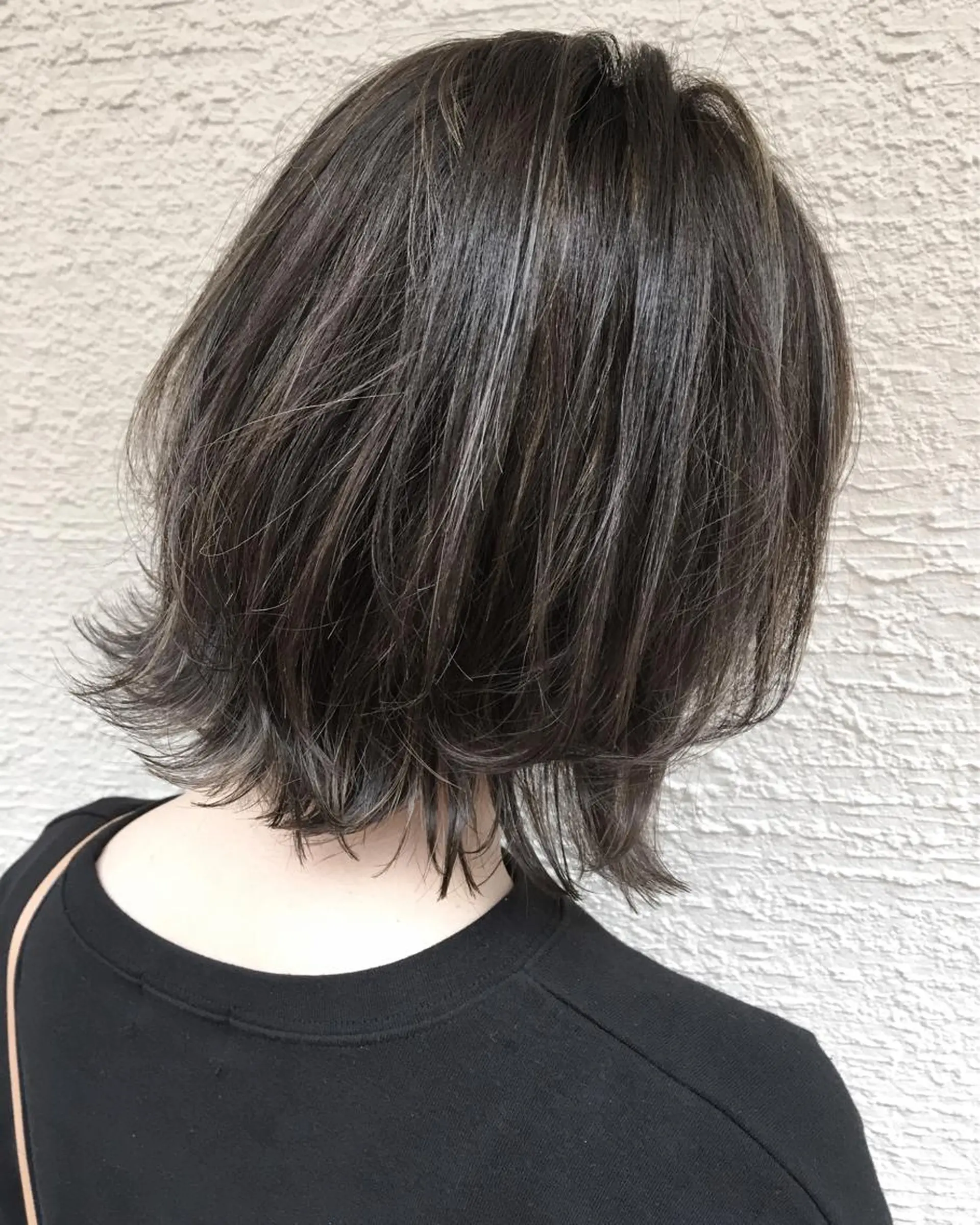 ミディアム カラー OFF YUYAのヘアスタイル