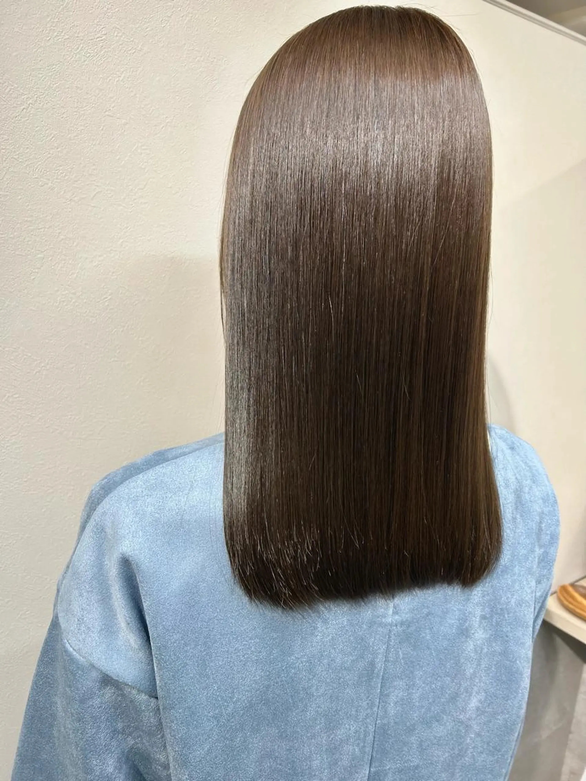 ロング カラー カット ヘアカラー トリートメント 西 めぐみのヘアスタイル