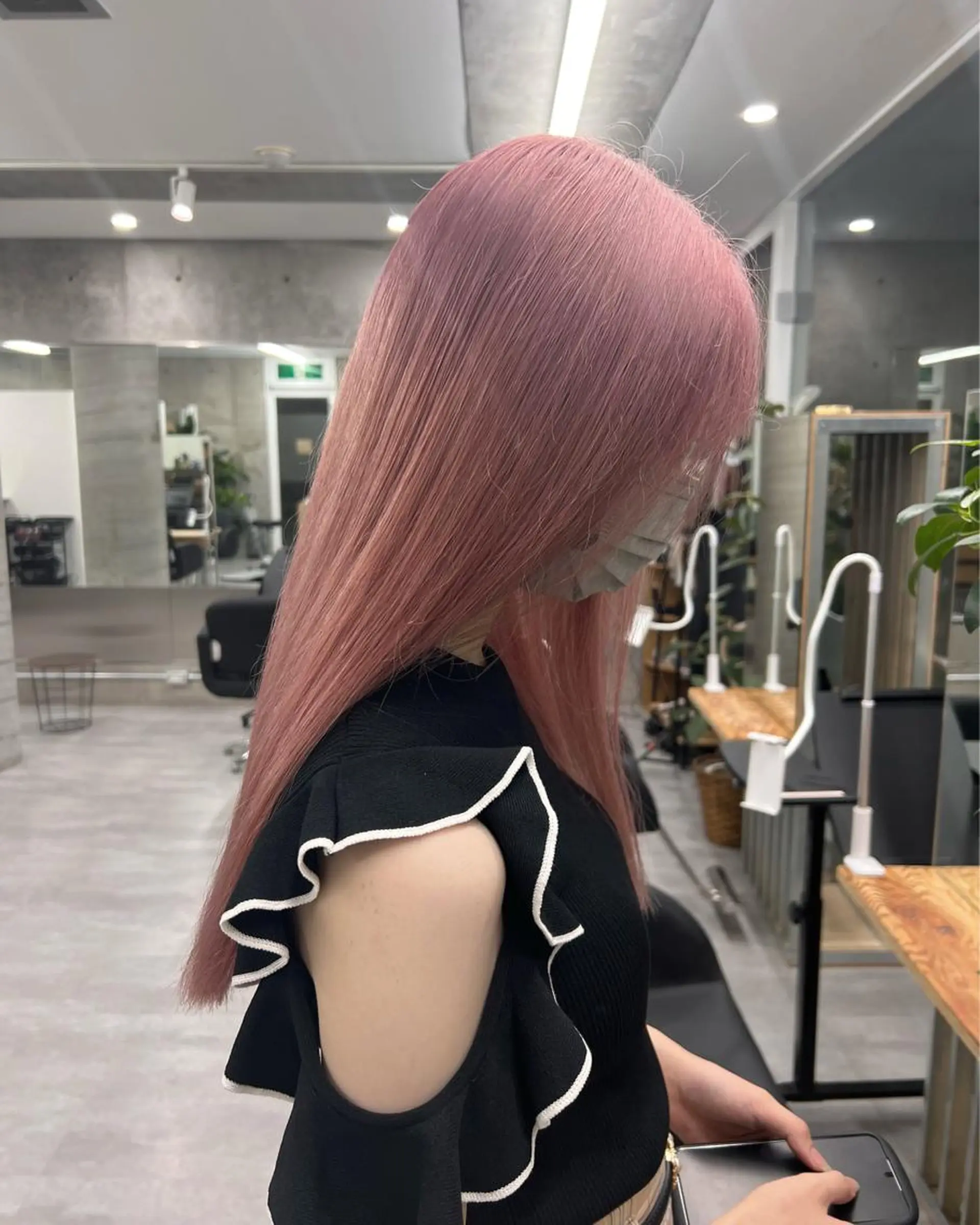 ロング welring hair salon所属・azusa/心斎橋/ ハイトーンカラーのヘアスタイル