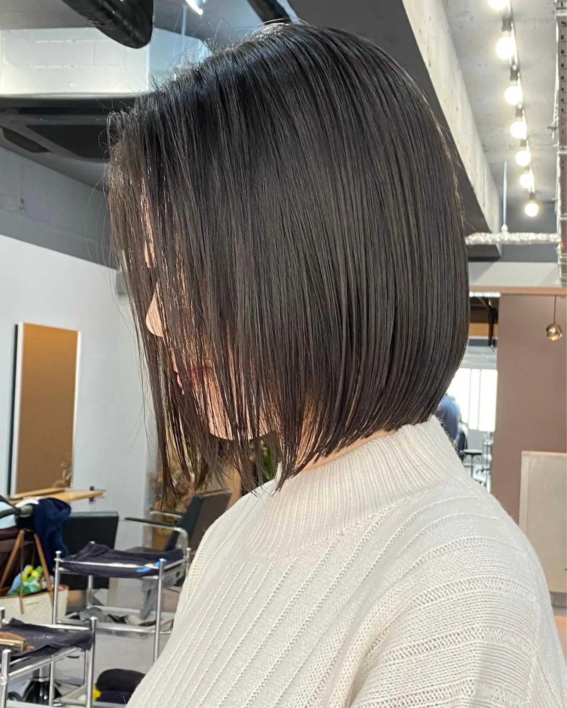 ショート カラー ボブ カット トリートメント 中山 天地のヘアスタイル