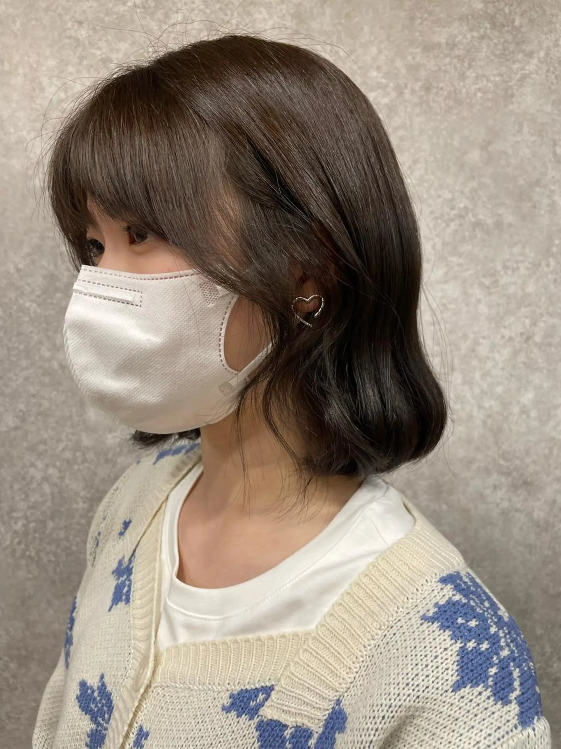 ミディアム カラー 高橋 みく/ minim 暖色のヘアスタイル