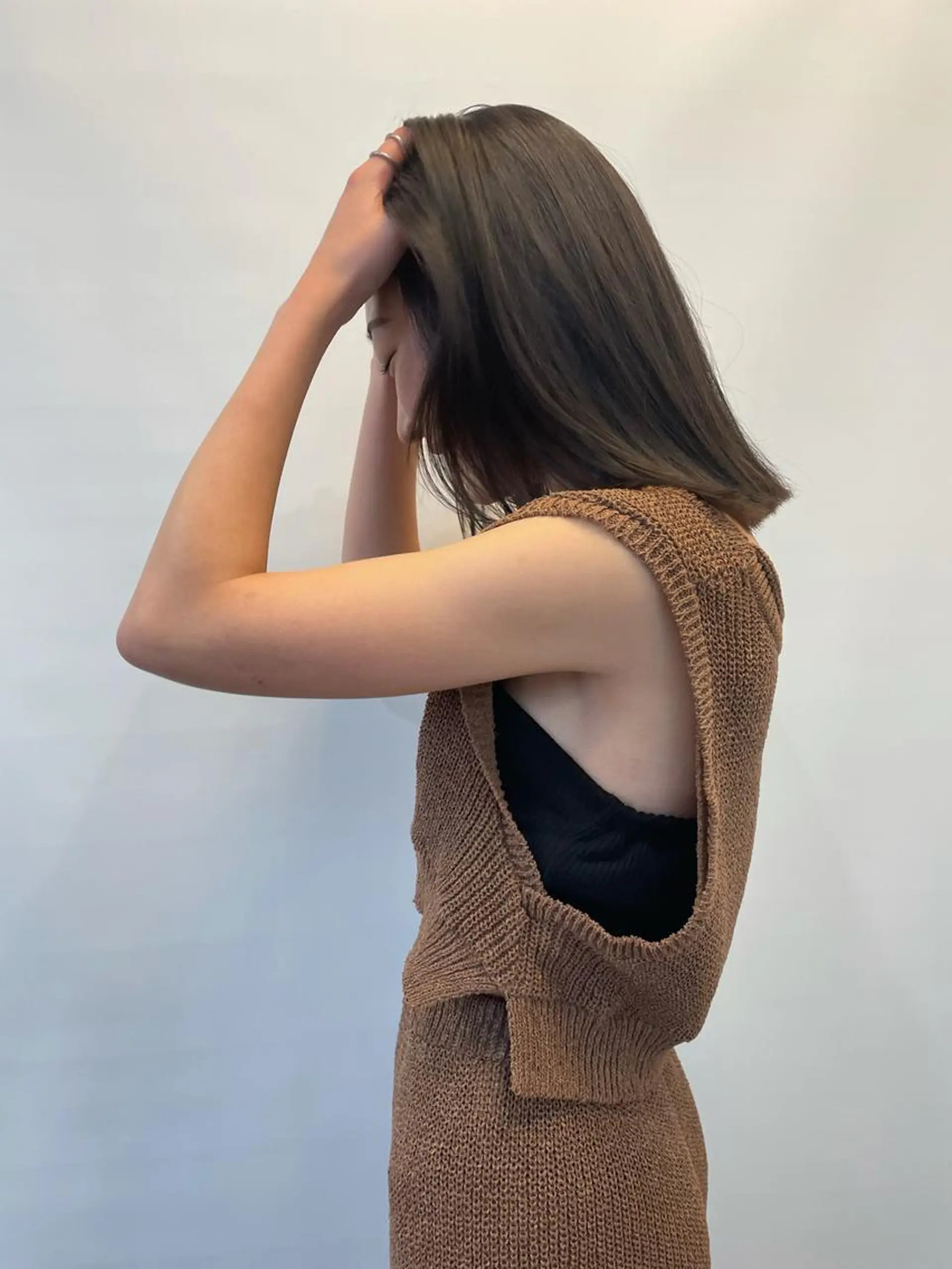 ミディアム 田中 碧のヘアスタイル