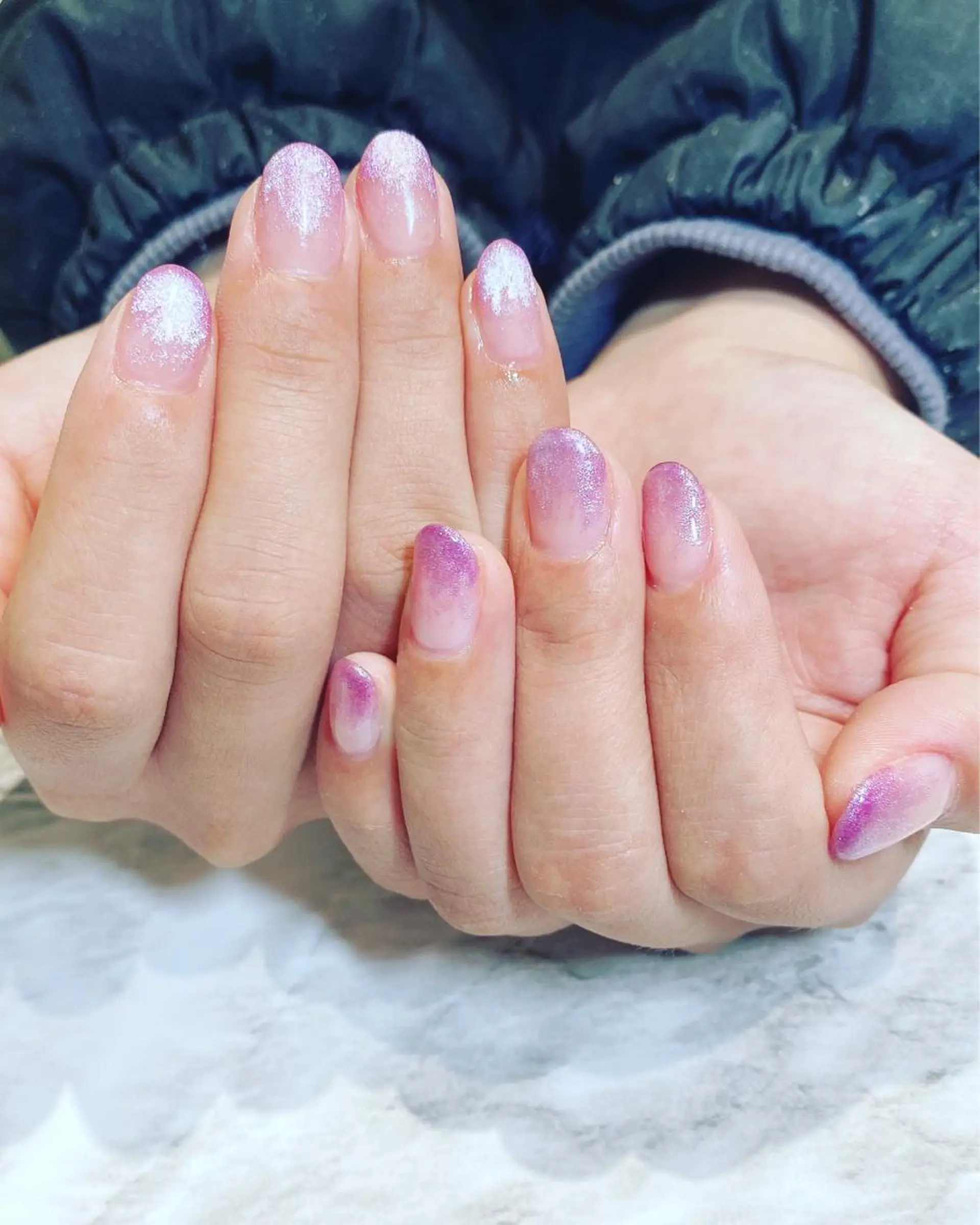 ネイル マグネットネイル ワンカラーネイル ハンドネイル フットネイル ハンドケア nail salon  AlgeTy所属・✴︎:.｡. MAKI.｡.:✴︎のネイルデザイン