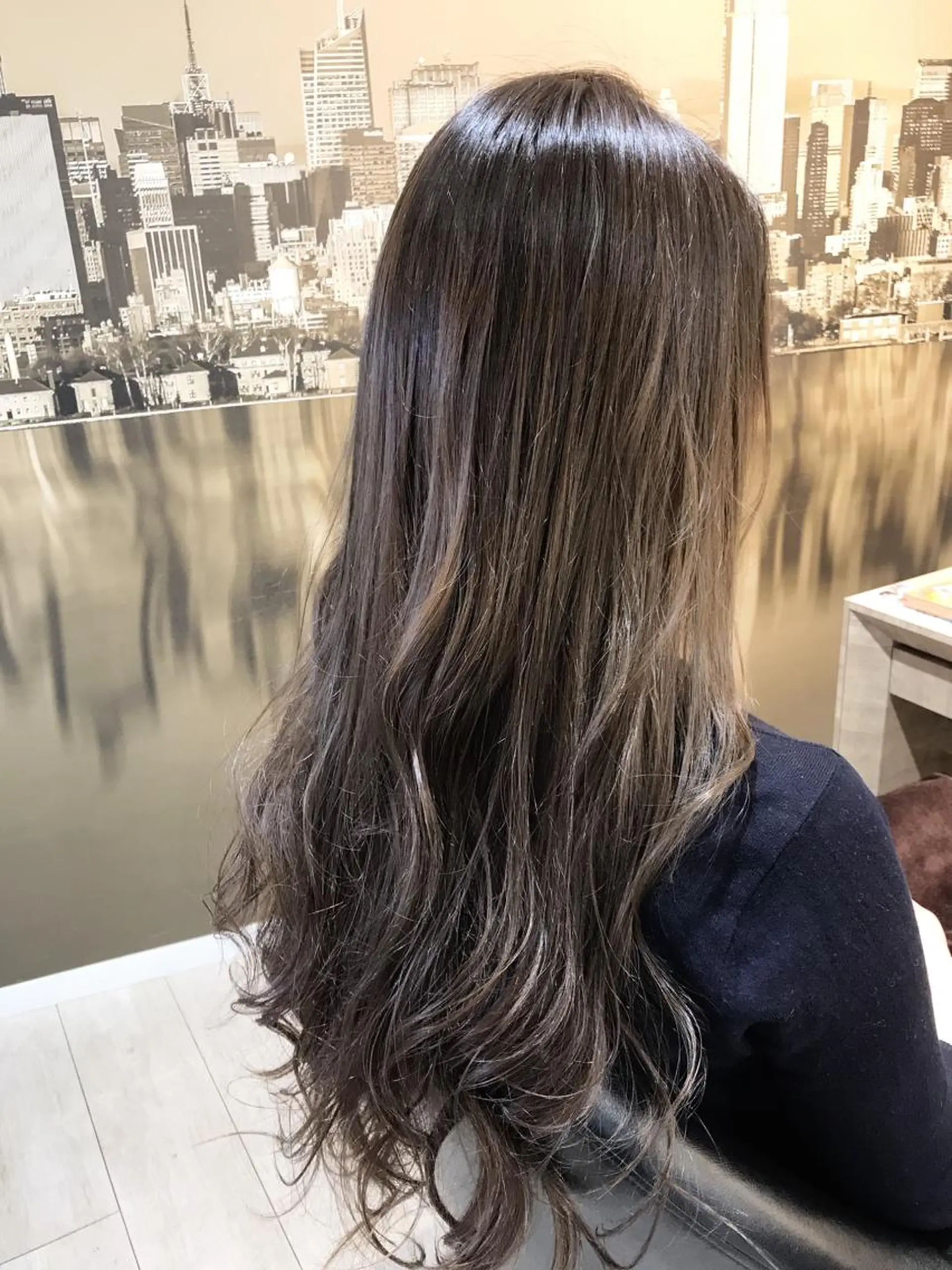 ロング カラー イルミナカラー カット ヘアカラー ハイライト/髪質改善 ✂️十河祐輝のヘアスタイル