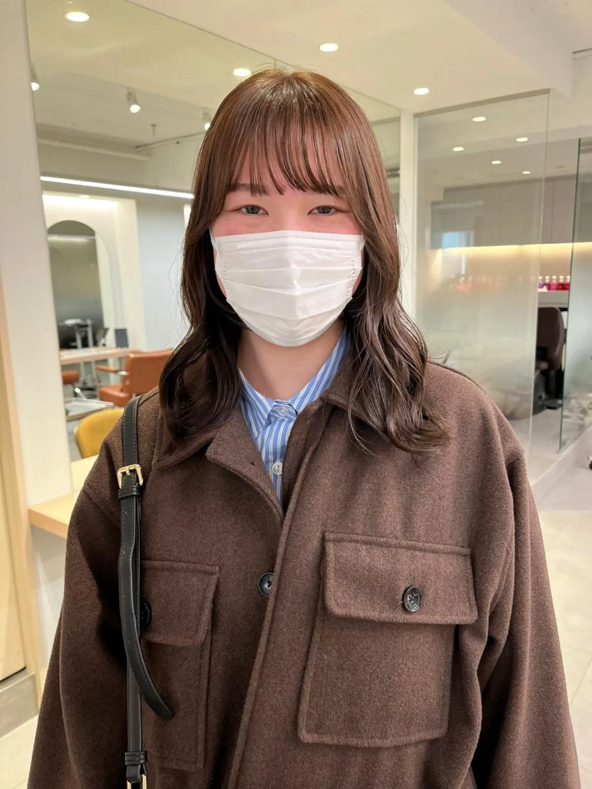 セミロング カラー お洒落パーマ/ボブ ❄️Tomoka❄️のヘアスタイル