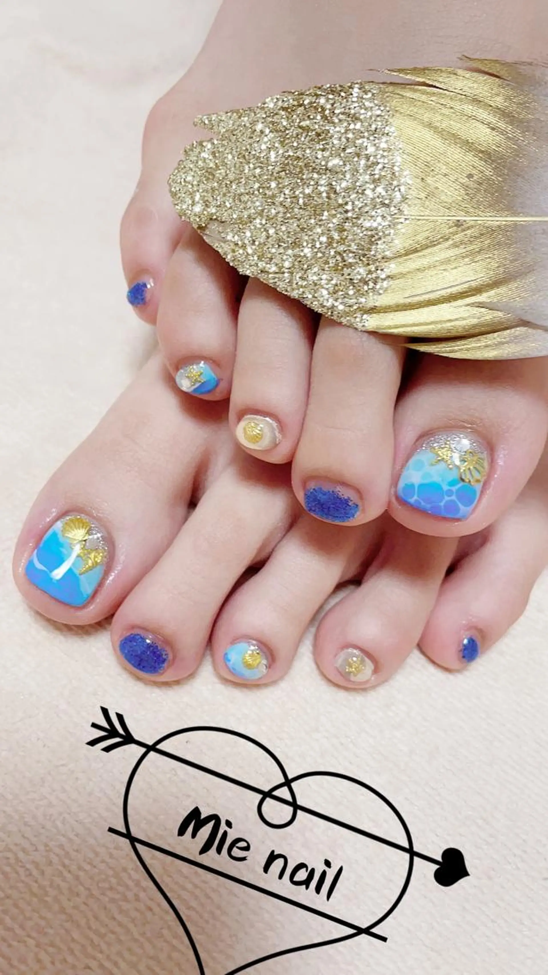 ネイル フットネイル Mie nailのネイルデザイン