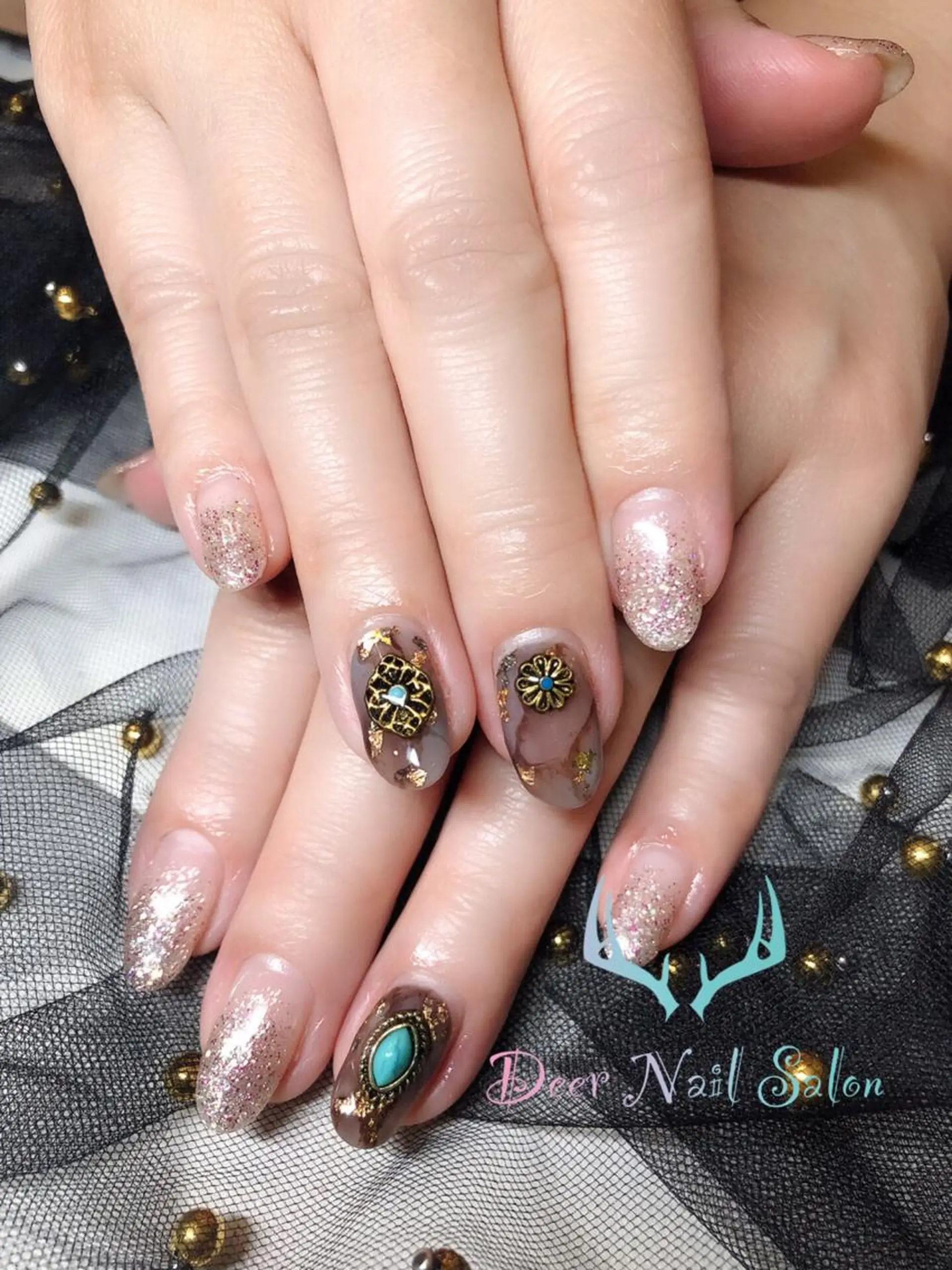 ネイル アートネイル Peachy 🍑のネイルデザイン