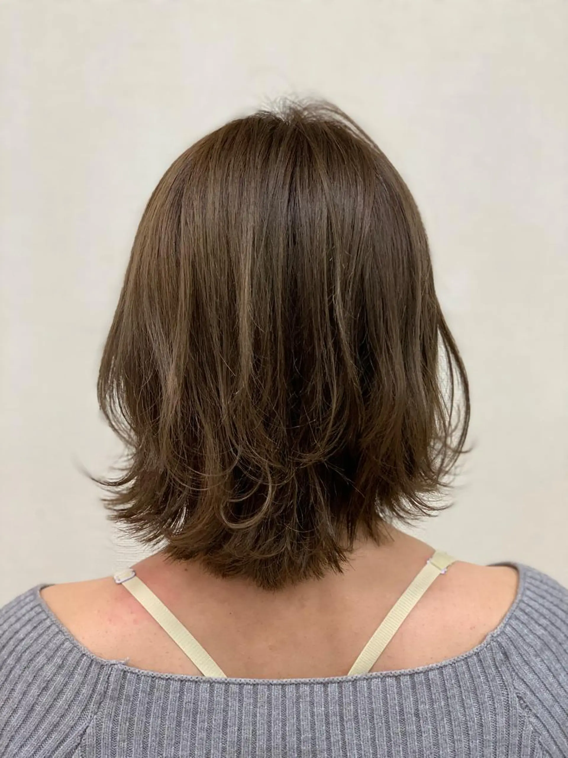 ミディアム カラー 似合わせ/透明感カラ ー/QUATRO谷口のヘアスタイル