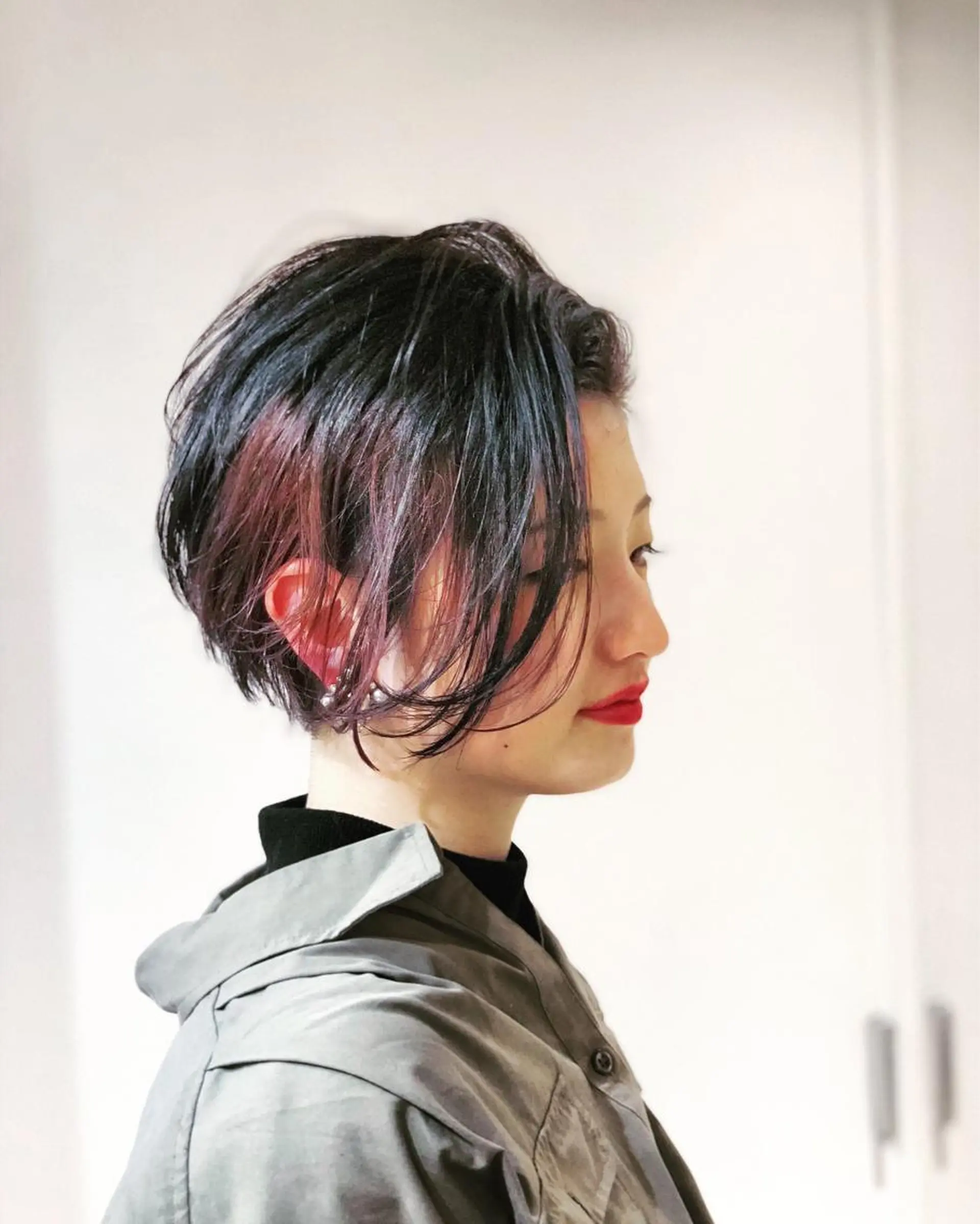 ショート カラー ブリーチカラー🌈 石垣翔太のヘアスタイル