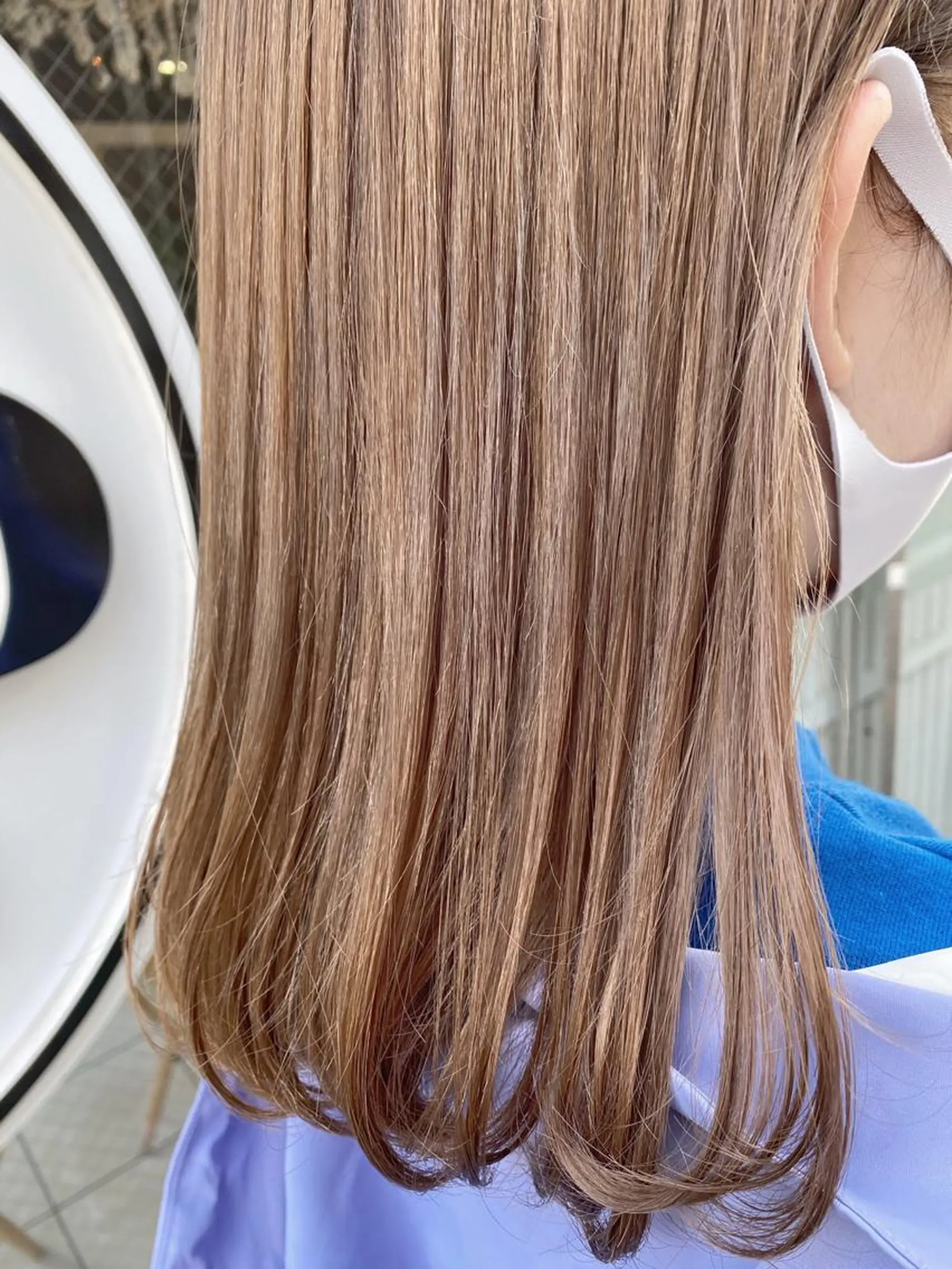 セミロング カラー ベージュカラー ミルクティーベージュ ヘアカラー force  hair所属・🫧富田 苑実🫧のヘアスタイル