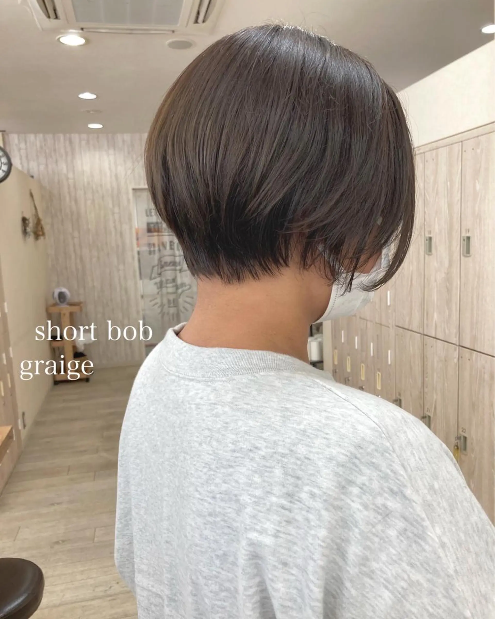 ショート カラー 切りっぱなしボブ ショートボブ ハンサムショート グレージュ ボブ カット ヘアカラー トリートメント 朝がちょっと楽しくな るshort･bobのヘアスタイル