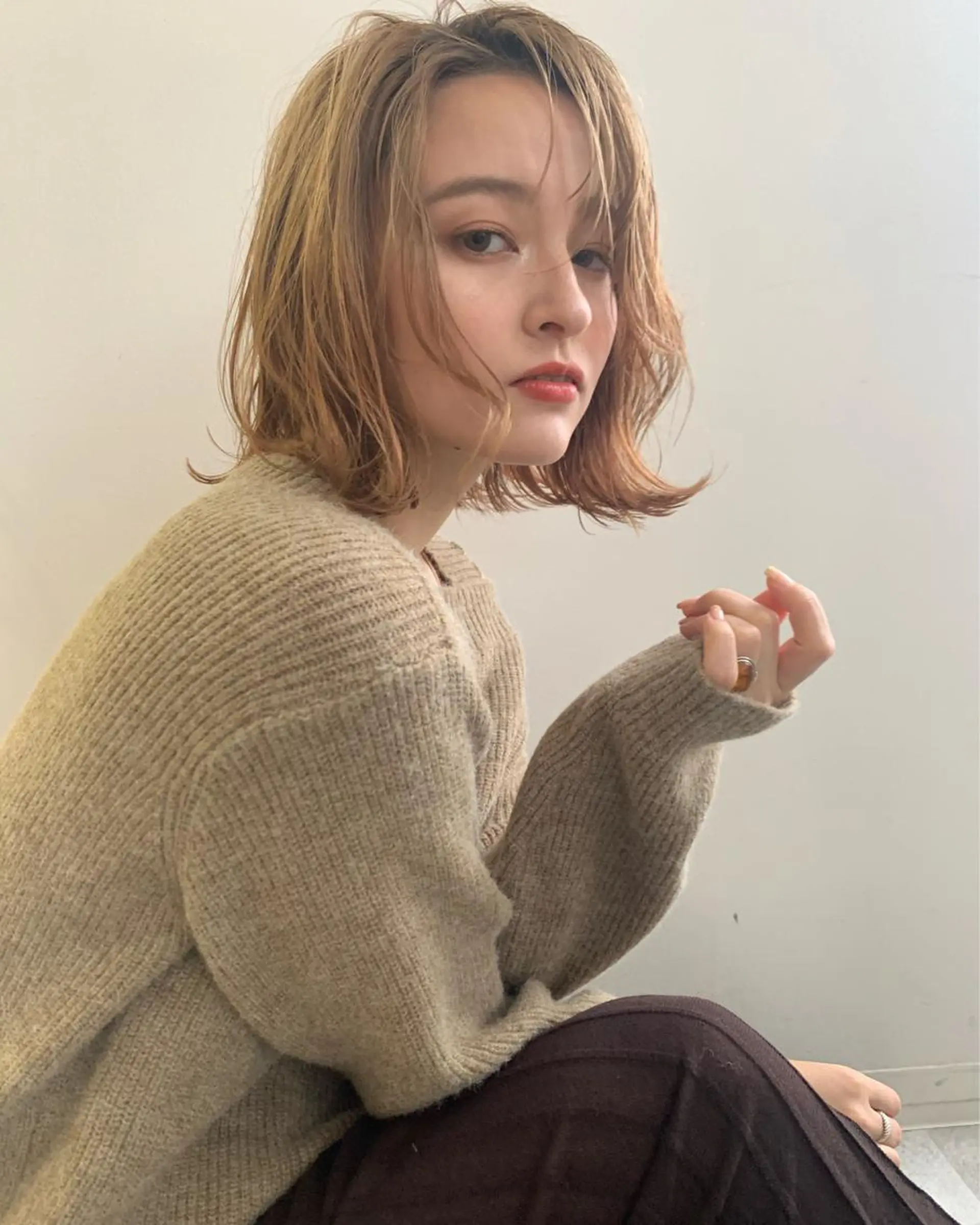 ミディアム カラー ヘアアレンジ カット トリートメント 髪質改善支持率 No. 1✨mayuのヘアスタイル