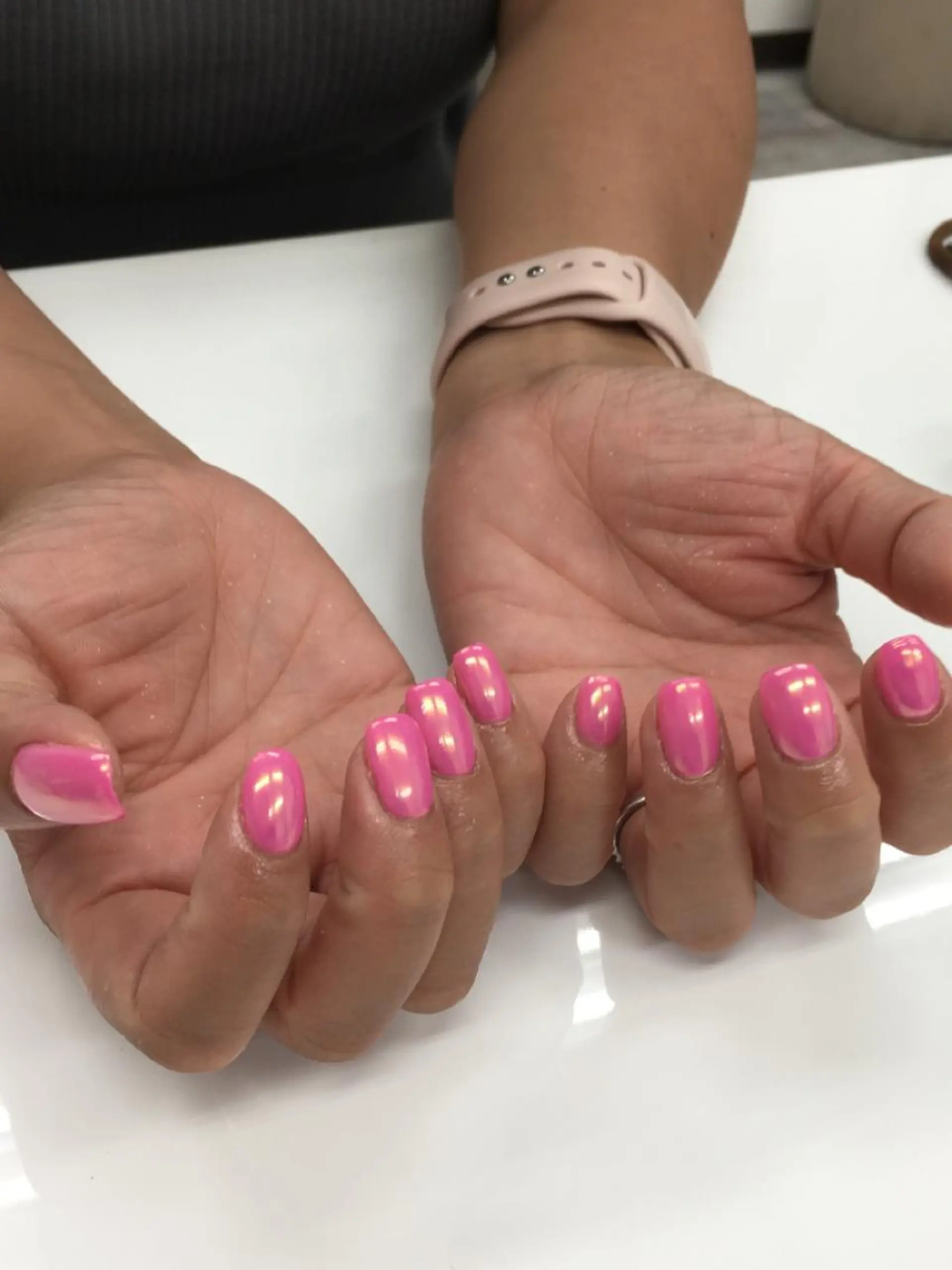 ショート ネイル ハンドネイル mark 🤍Yuki🤍のネイルデザイン