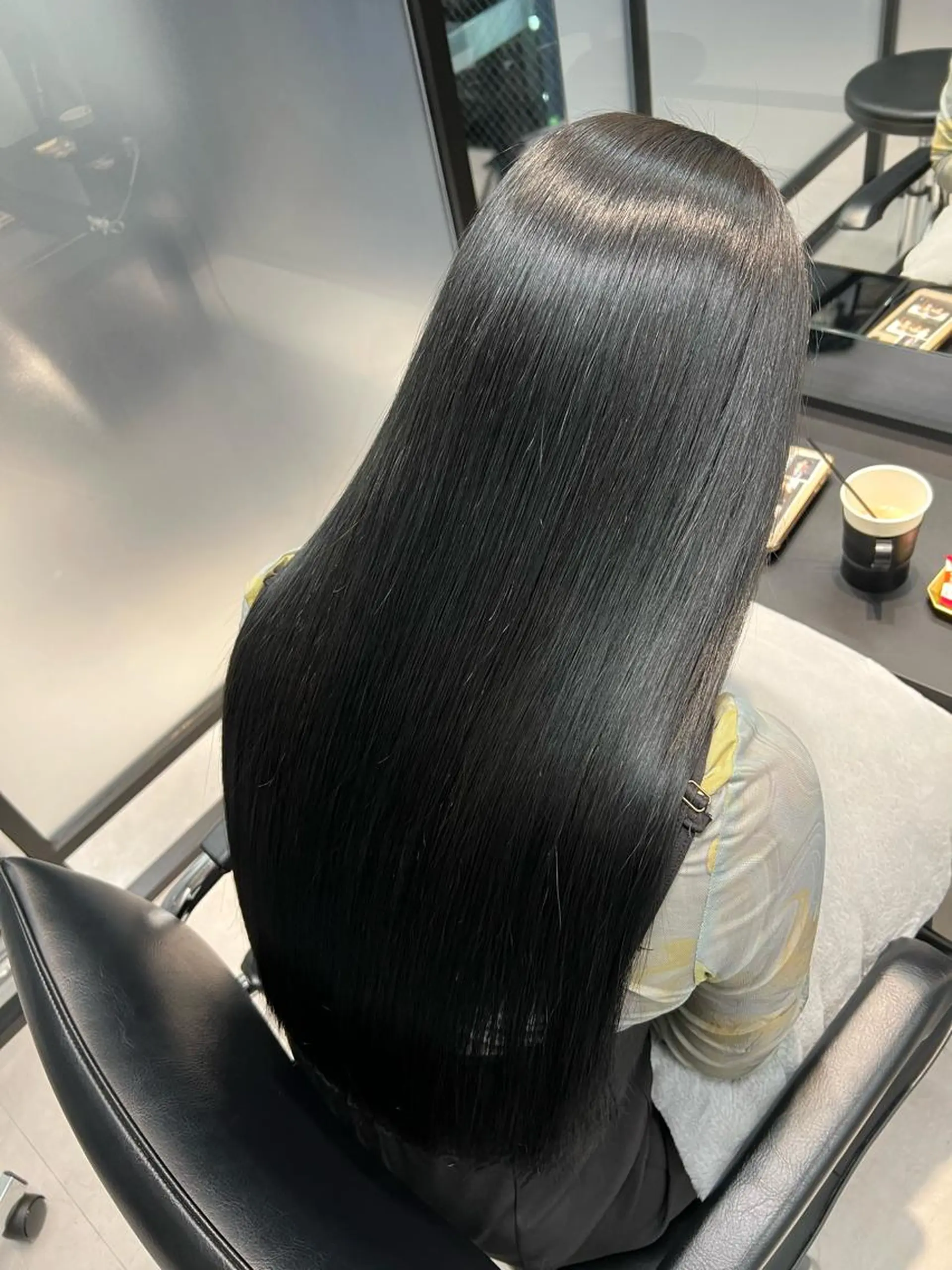 ロング 縮毛矯正　野口 恵のヘアスタイル