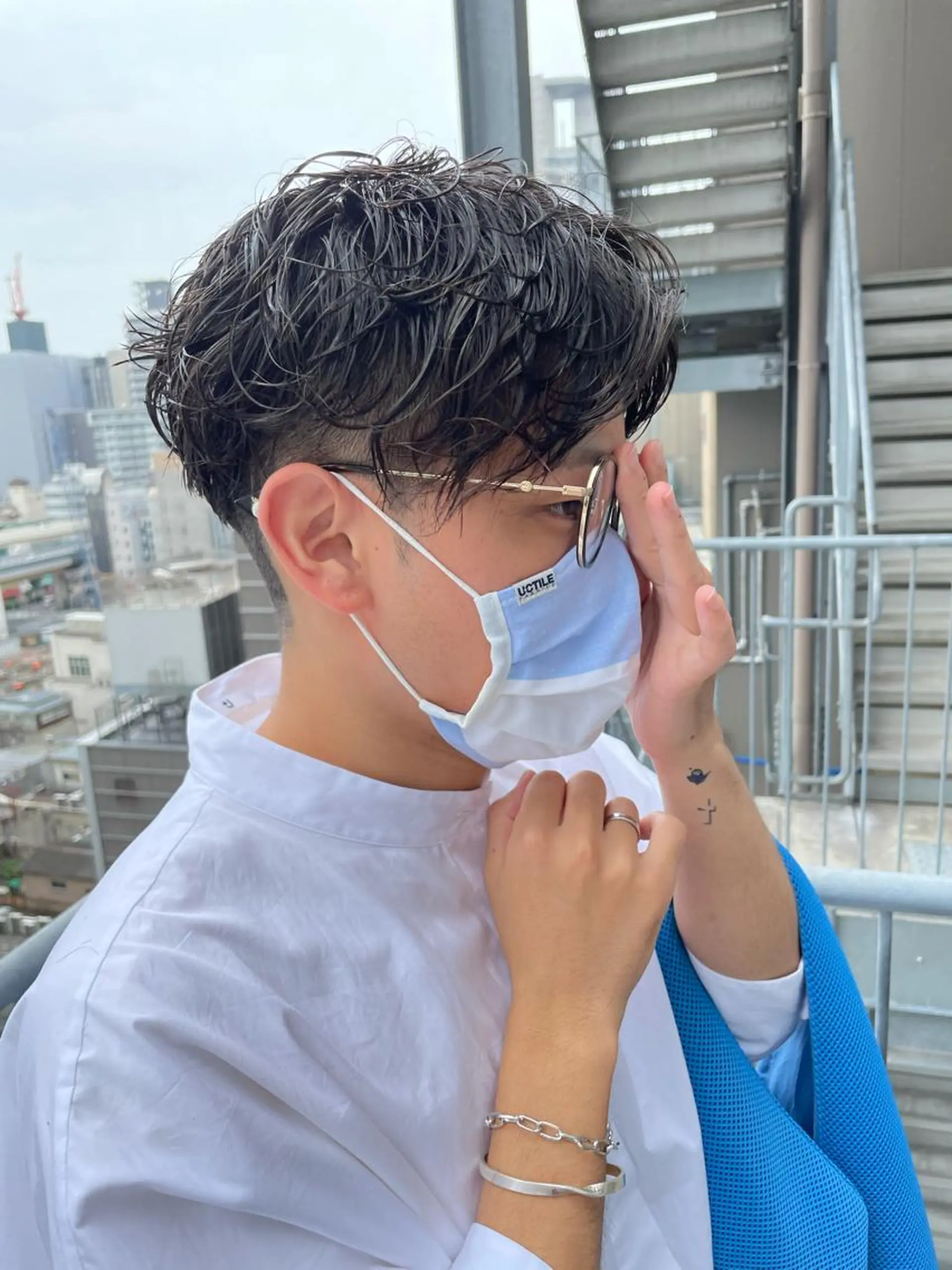 ショート パーマ メンズ ボブ美容師 /馬場 翼のヘアスタイル