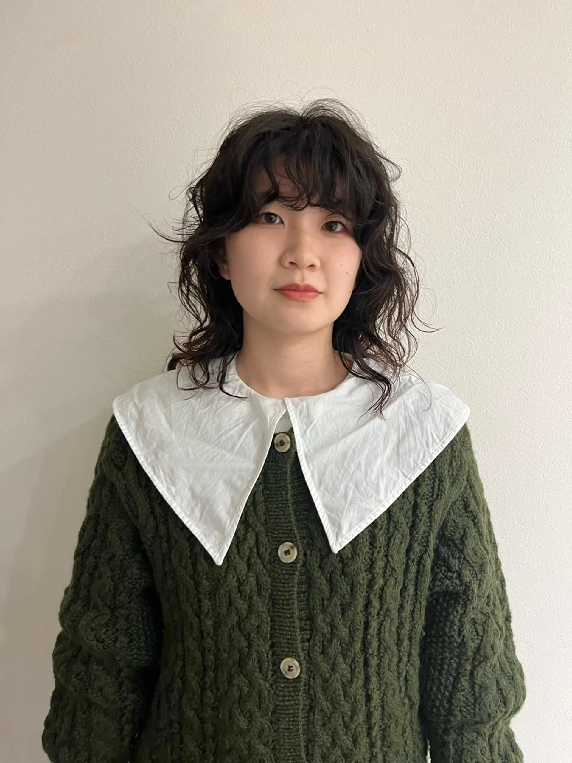 ミディアム パーマ ミディアムパーマ メンズハイトーン/栄 /イトウタケルのヘアスタイル