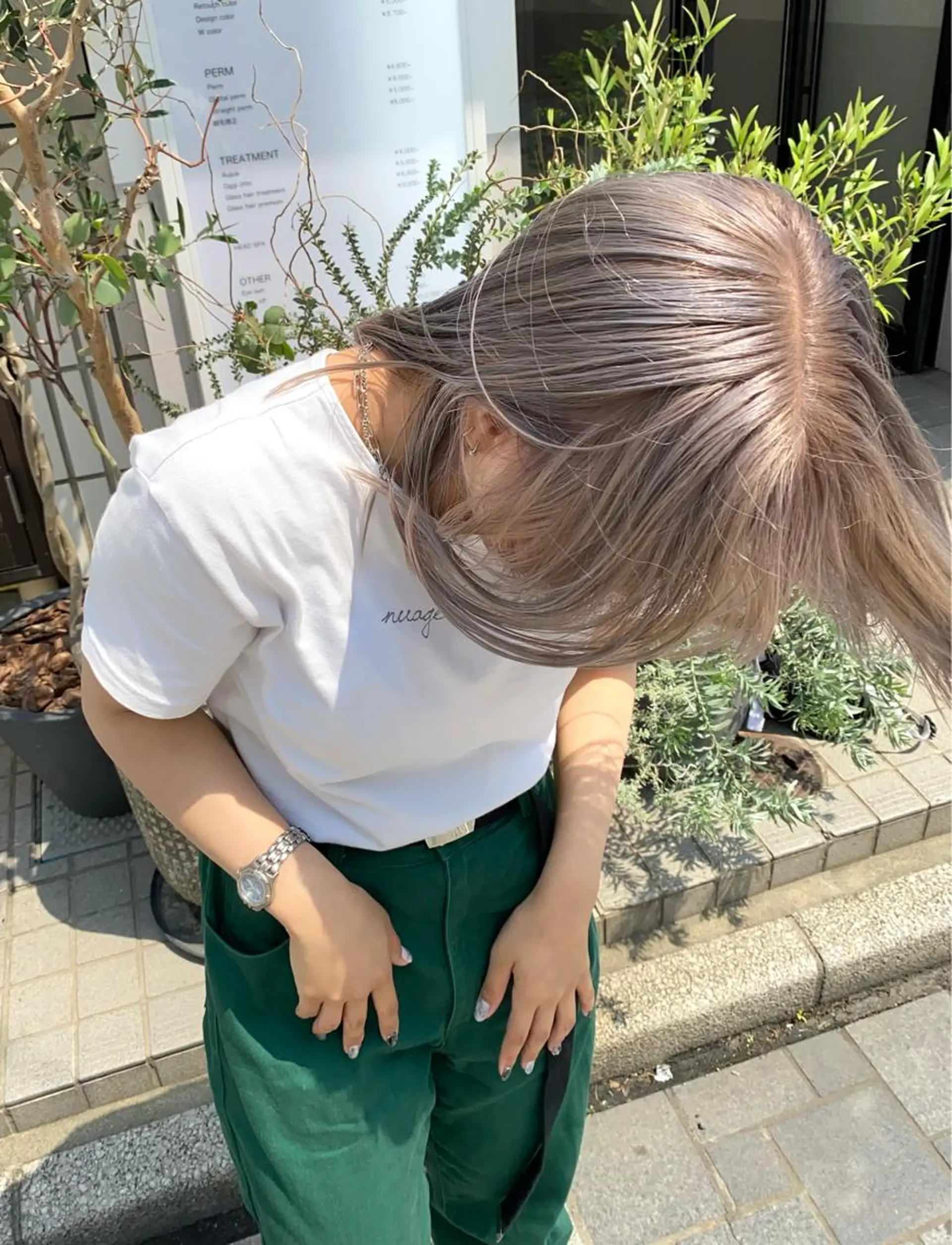 セミロング カラー ヘアアレンジ XENA表参道 MIKUのヘアスタイル