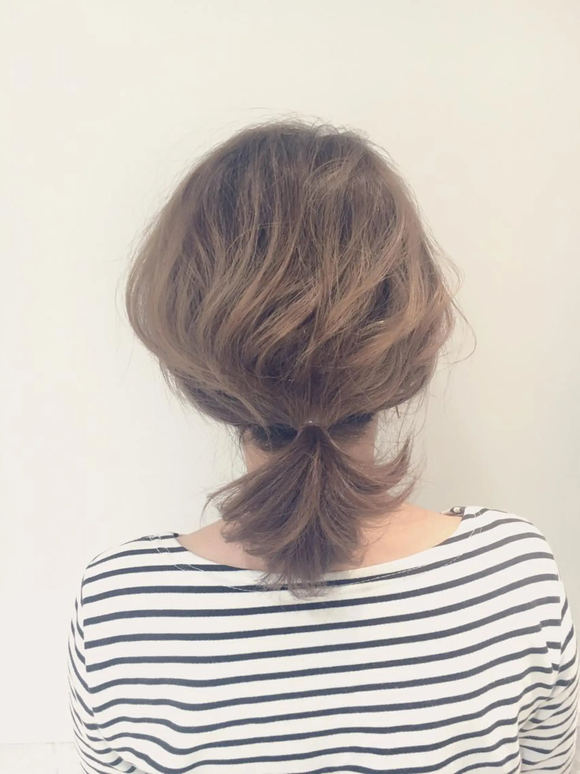 ショート ミディアム カラー パーマ ヘアアレンジ 江原 彩華のヘアスタイル