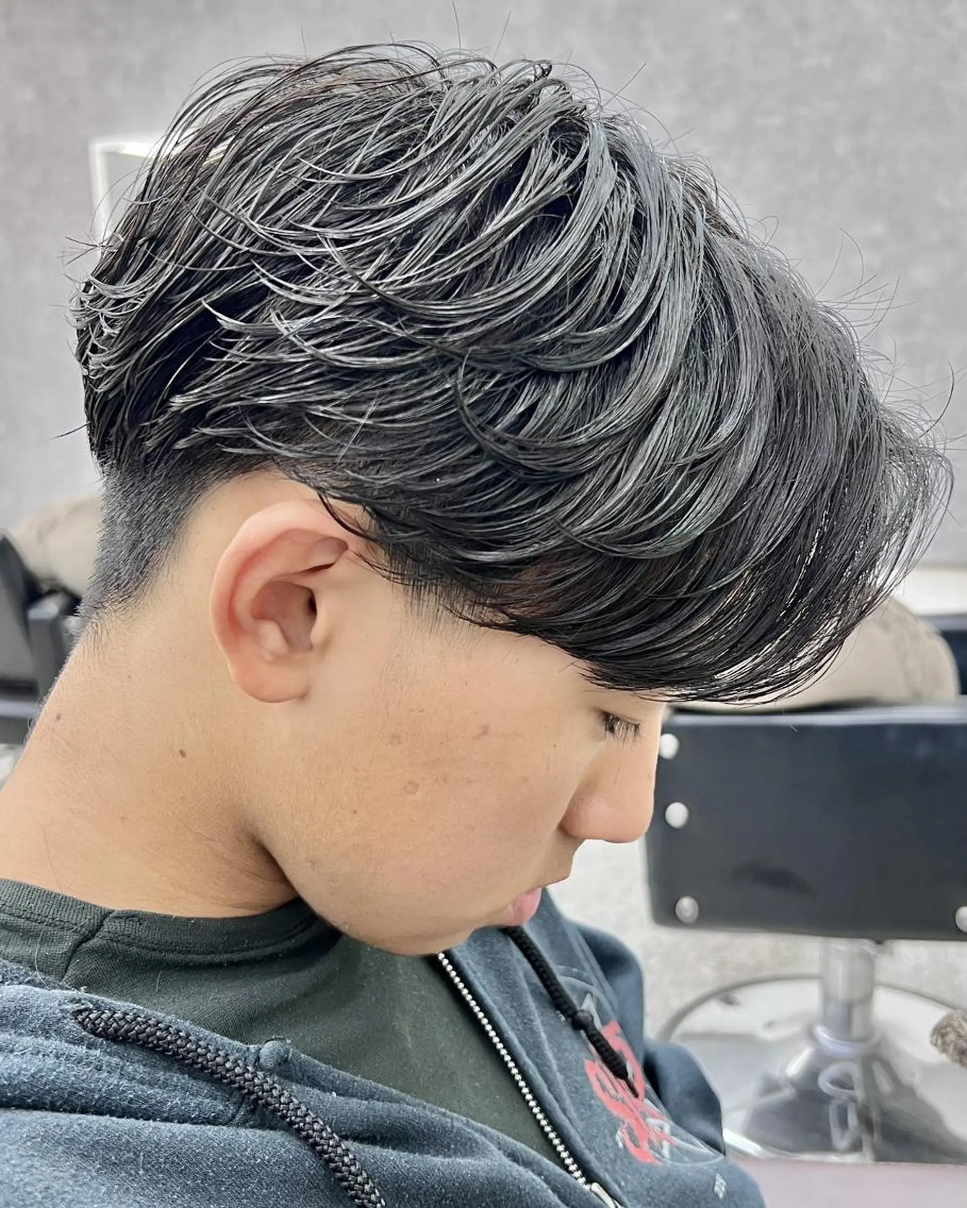 パーマ メンズ カット パーマ GLOP HOMME 店長　アオトのヘアスタイル