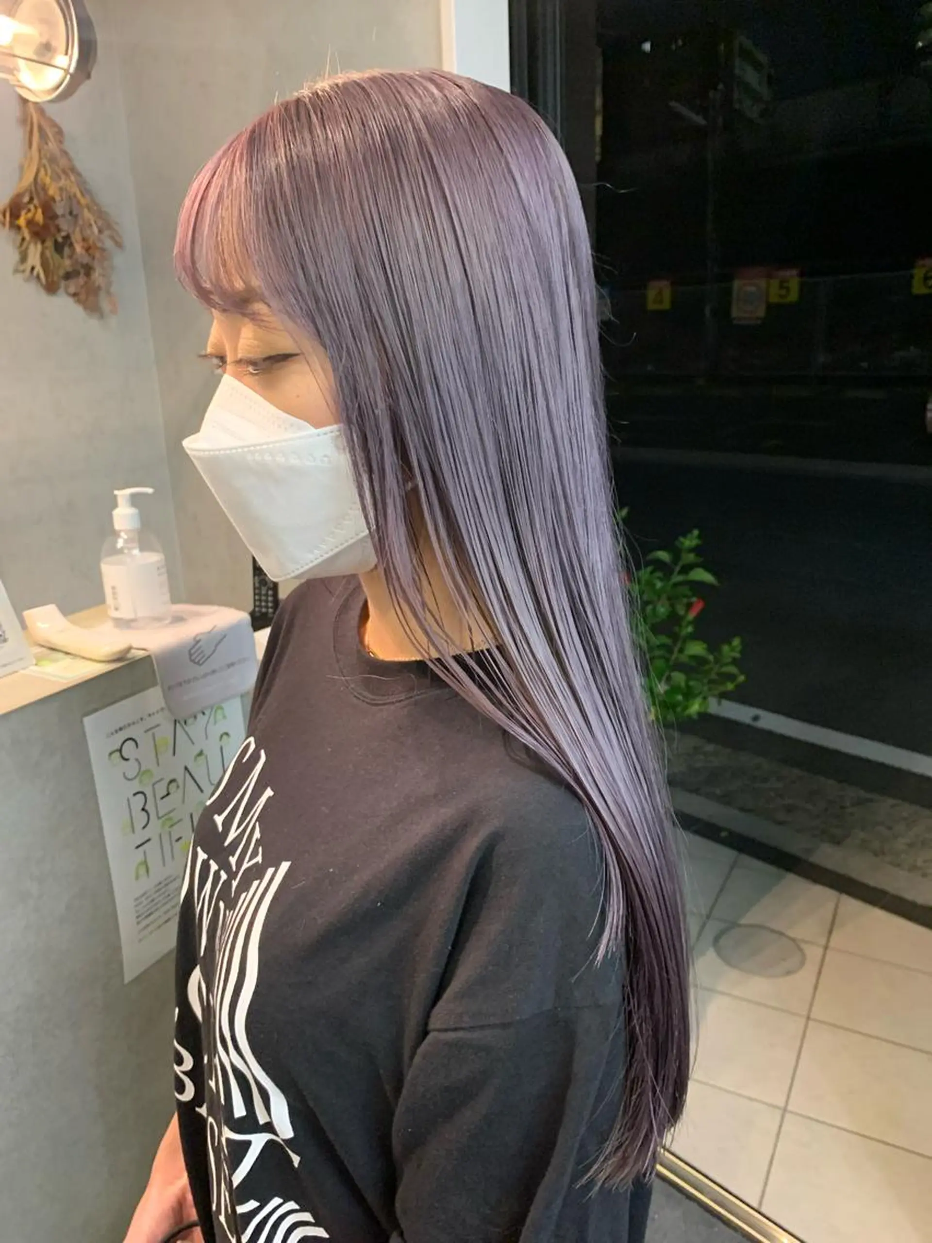 ロング カラー ヘアカラー トリートメント Haru/THREE …by velvetのヘアスタイル