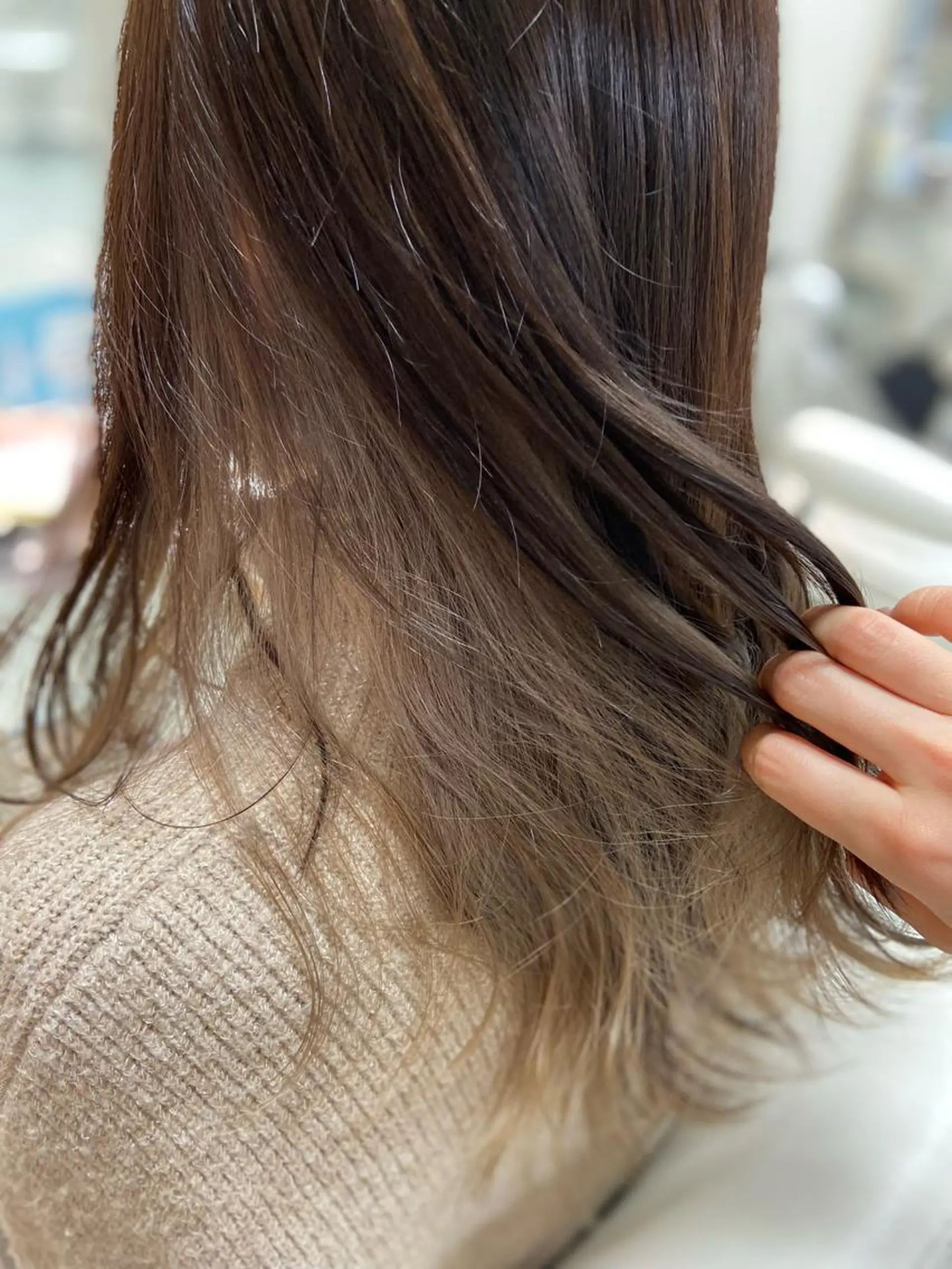 ロング カラー インナーカラー ヘアカラー 菊地 美憂のヘアスタイル