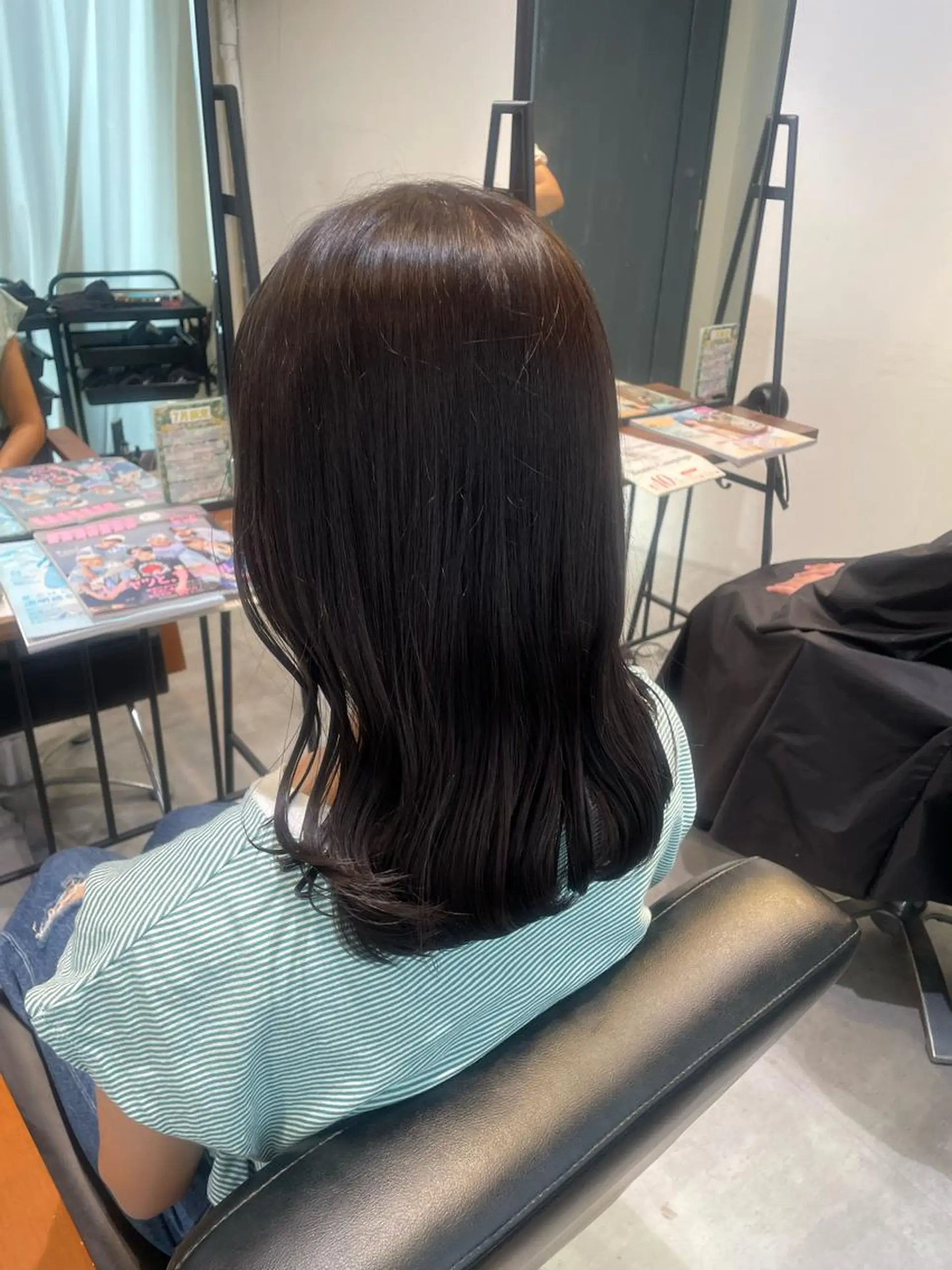 セミロング カラー ヘアアレンジ ･˚✧すずね˚✧* lucia(ルチア)のマツエク・マツパデザイン