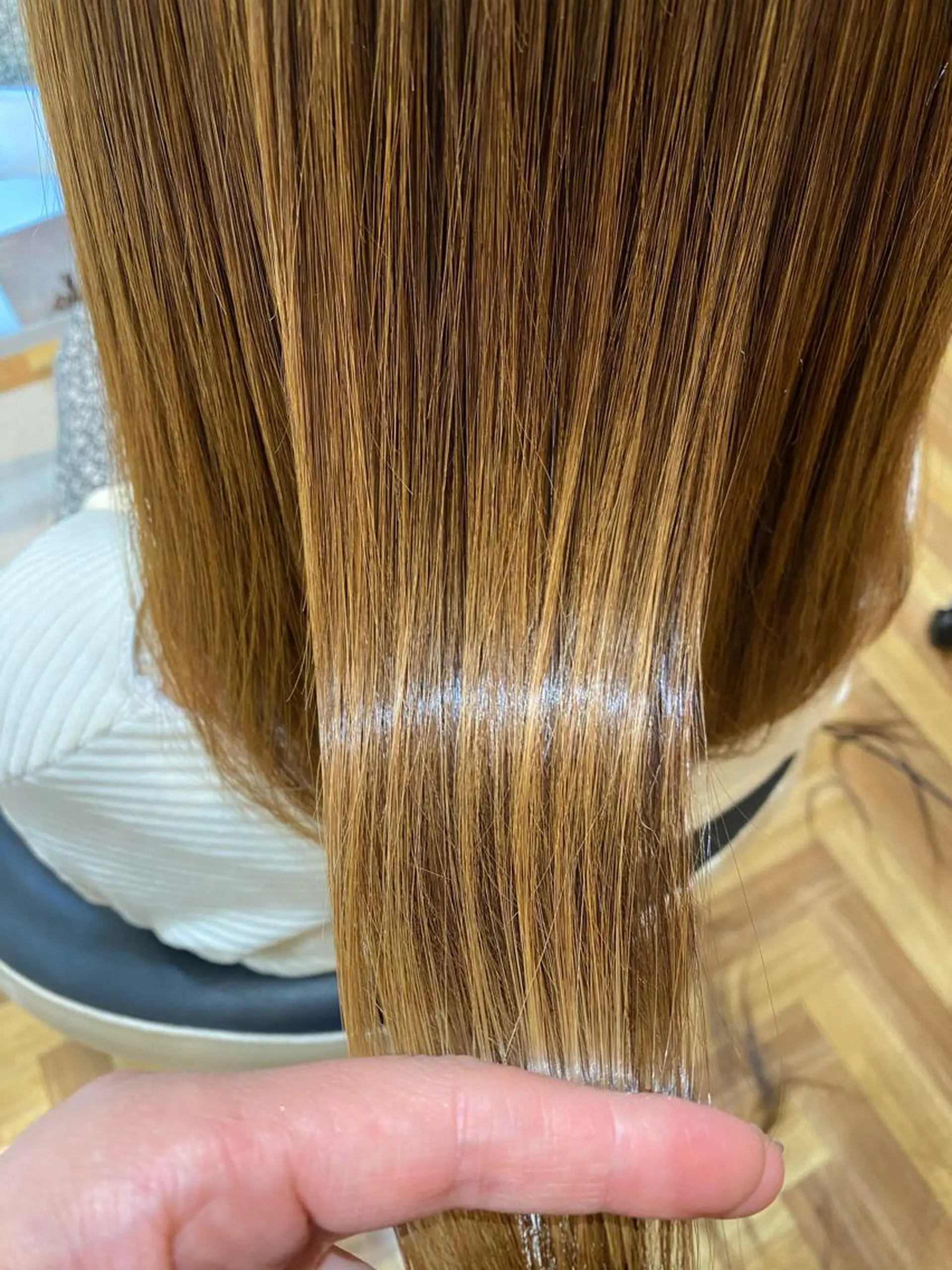 セミロング カット トリートメント 金沢 広美のヘアスタイル