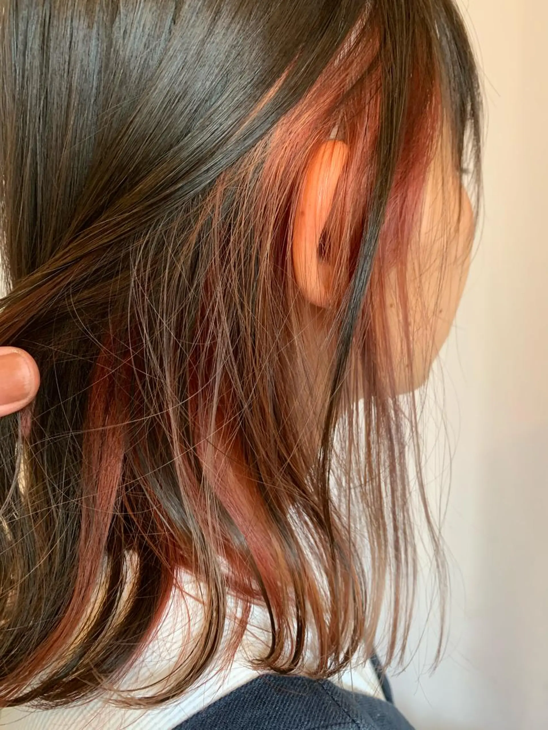 カラー インナーカラー 血分 優人のヘアスタイル