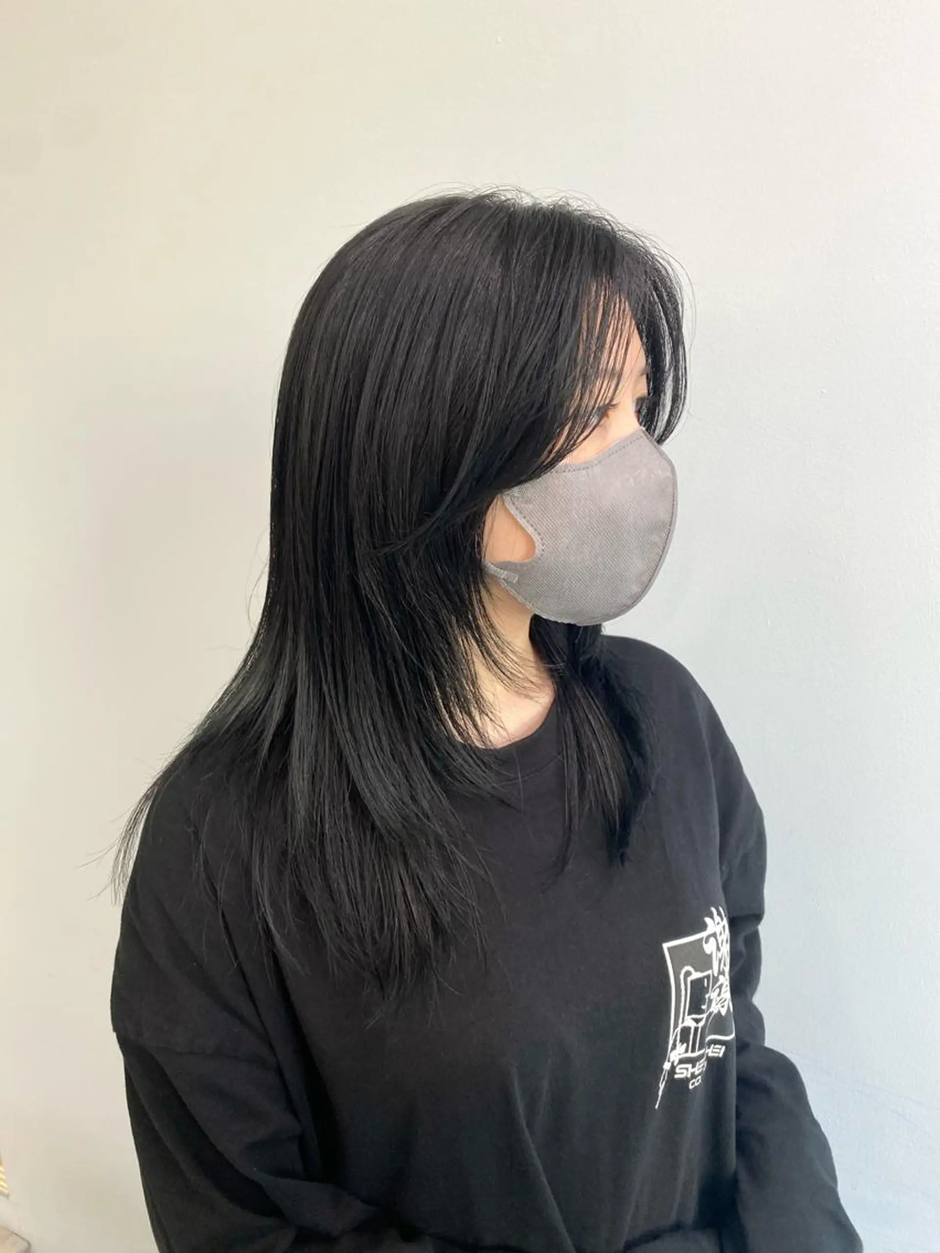 ミディアム レイヤーカット 似合わせカット garage.所属・吉田 慎冴/メンズパーマのヘアスタイル