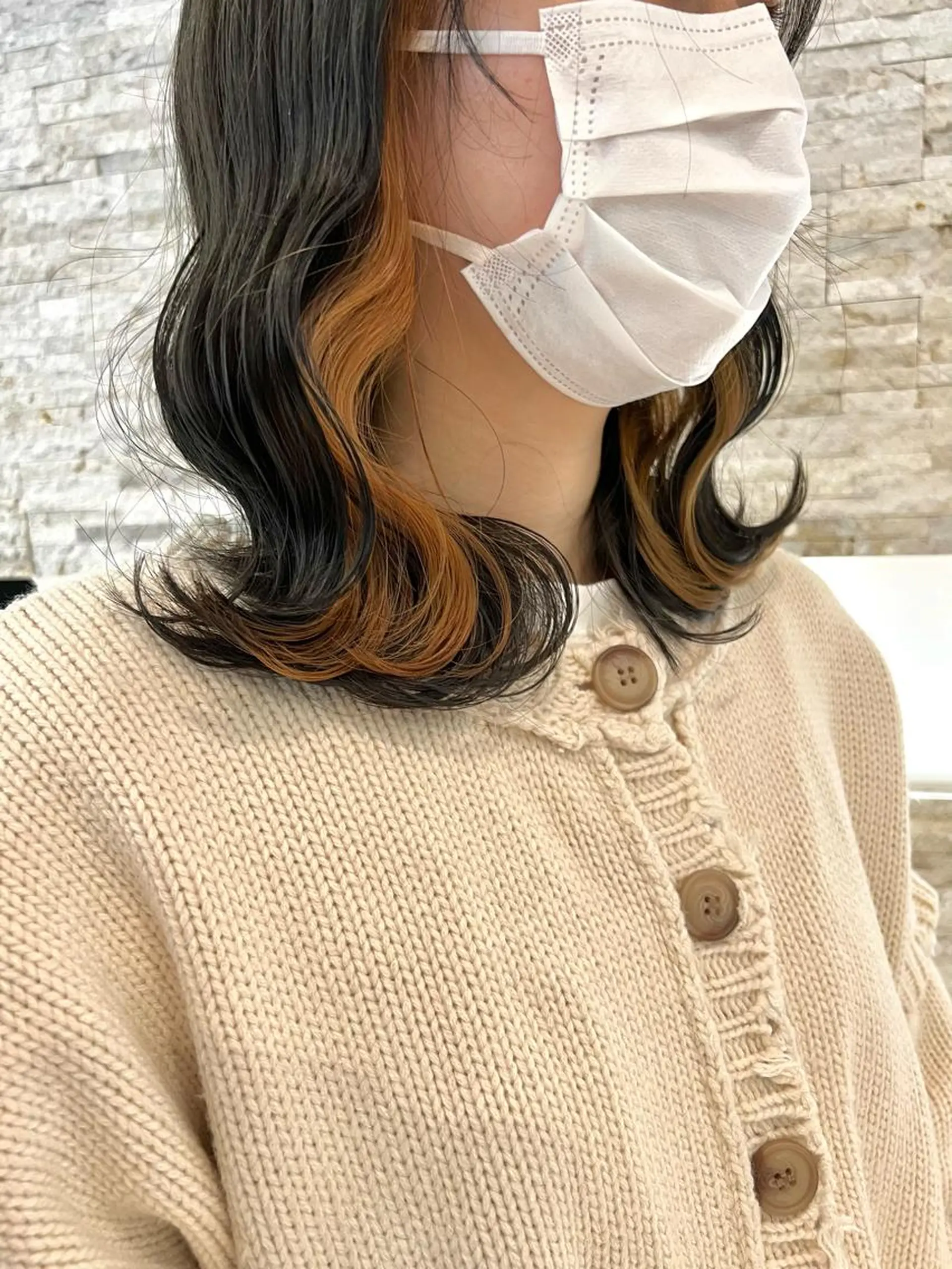 ミディアム カラー ヘアアレンジ 🔶似合わせセンター パート/ヤス🔶のヘアスタイル