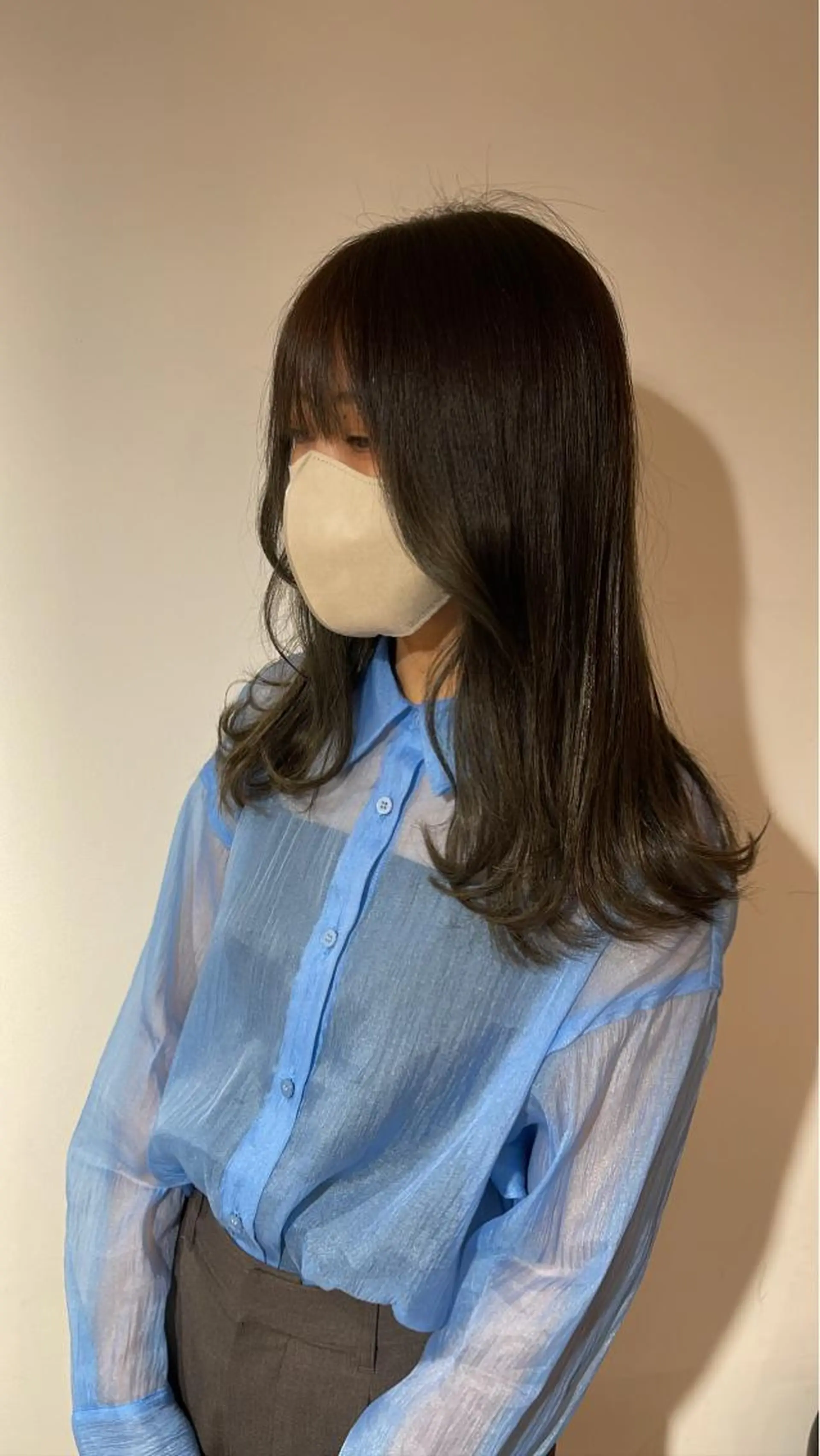 カラー ベージュカラー 透明感カラー オリーブベージュ ボブ/レイヤー /河内温太のヘアスタイル