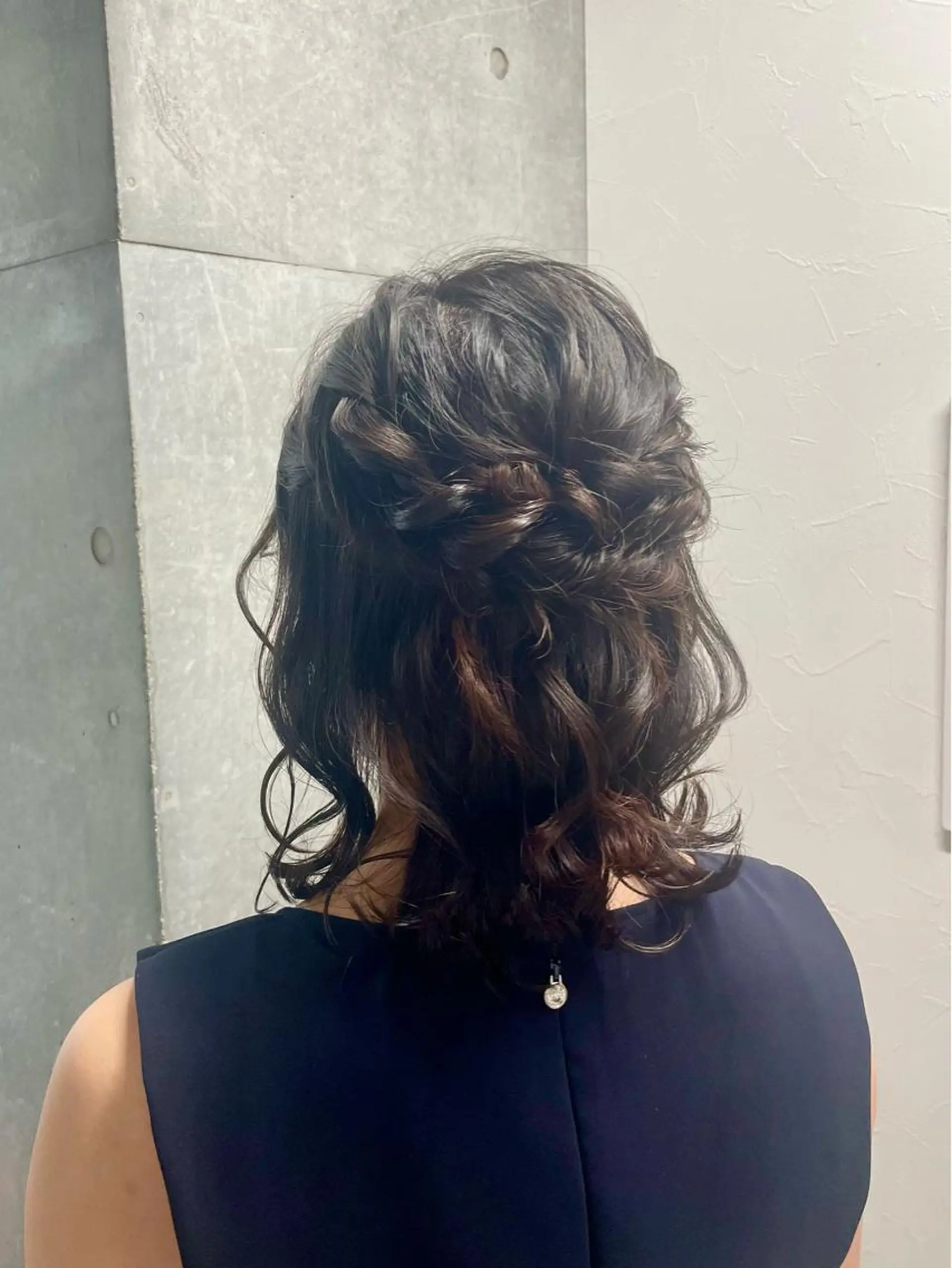 ミディアム ヘアアレンジ メンズモテパーマ💙 fuwaのヘアスタイル