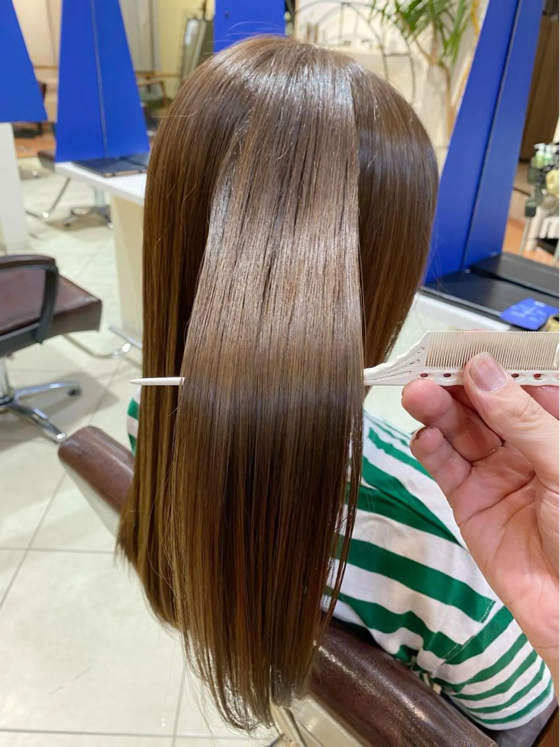 ロング カラー ヘアカラー トリートメント 石井 佑樹のヘアスタイル