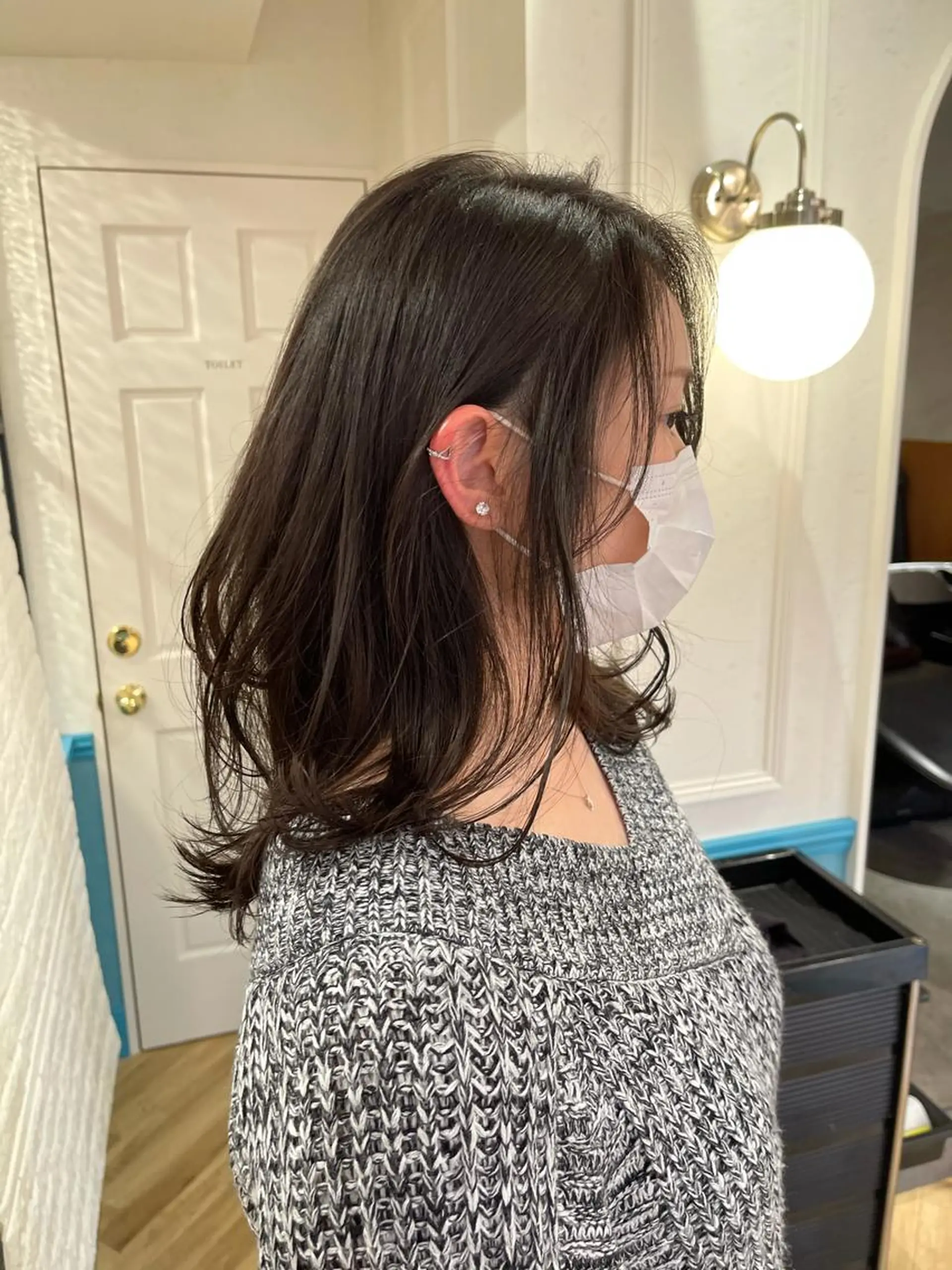 ミディアム カラー パーマ Londideal 高橋ヒロシのヘアスタイル