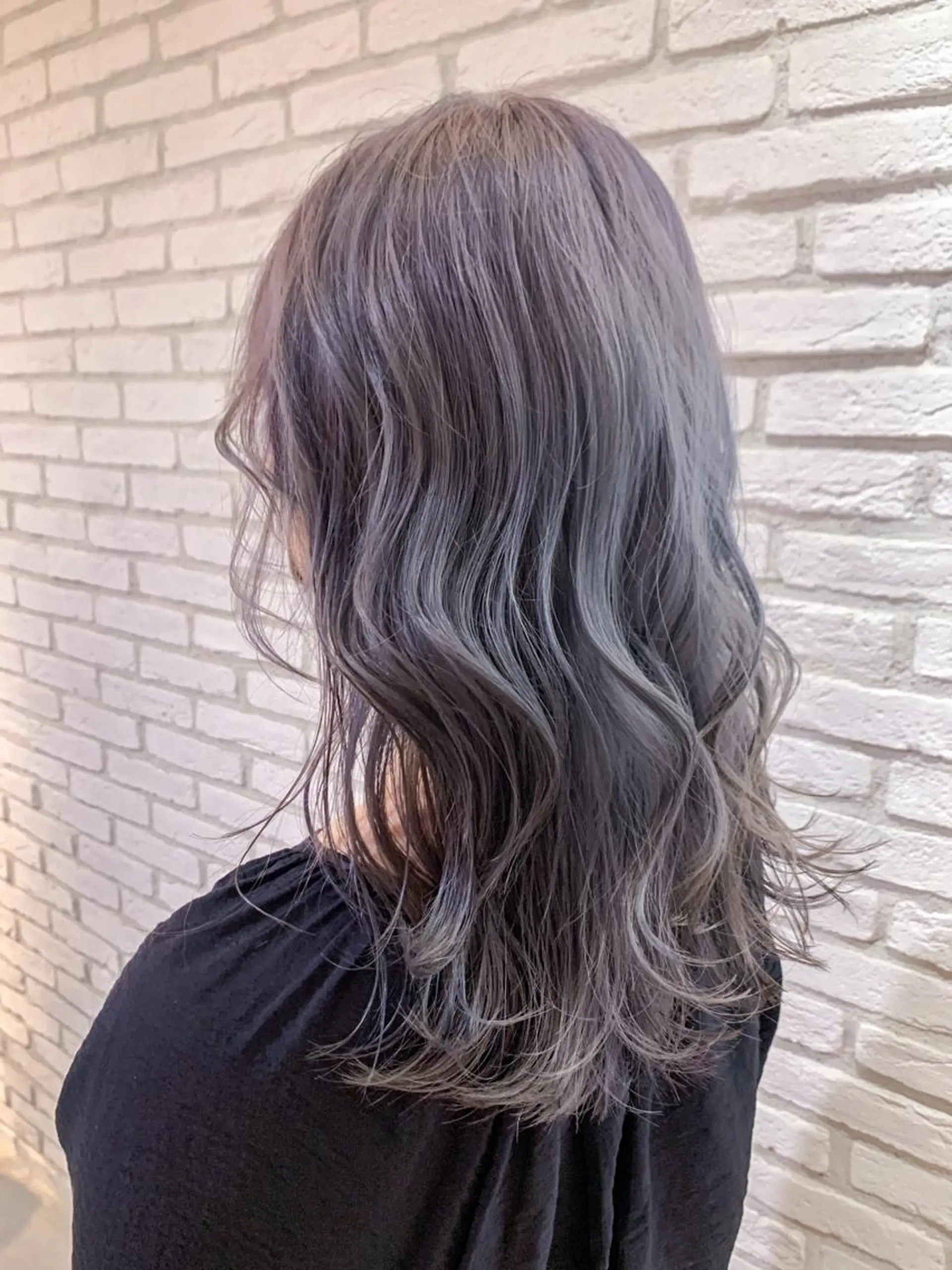 ミディアム カラー ヘアアレンジ カット ヘアカラー トリートメント yuka .のヘアスタイル