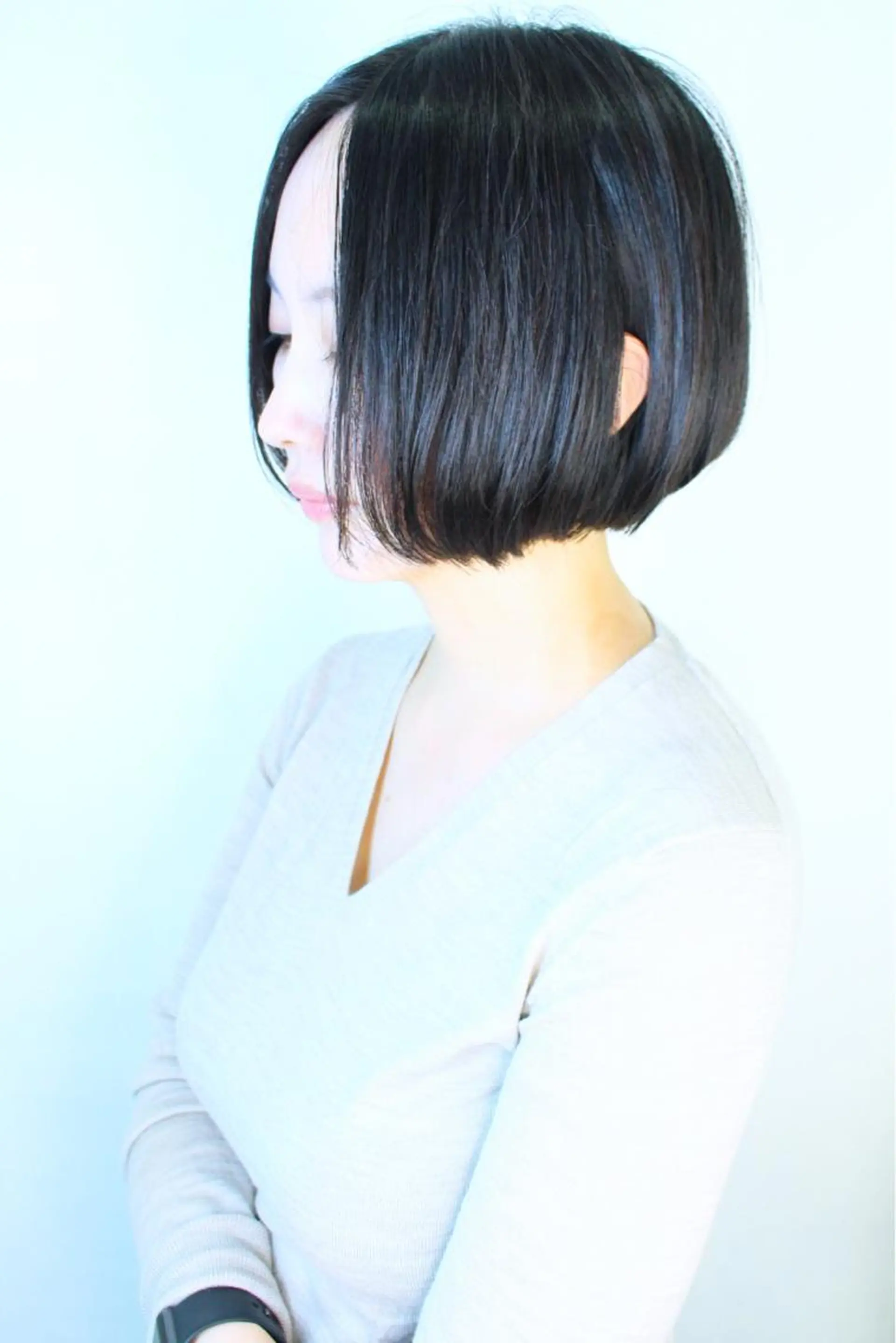 ミディアム カラー ショートボブ ボブ 似合わせカット Repos SENDAI所属・⭐️バッサリカット モデル募集⭐️佐野のヘアスタイル