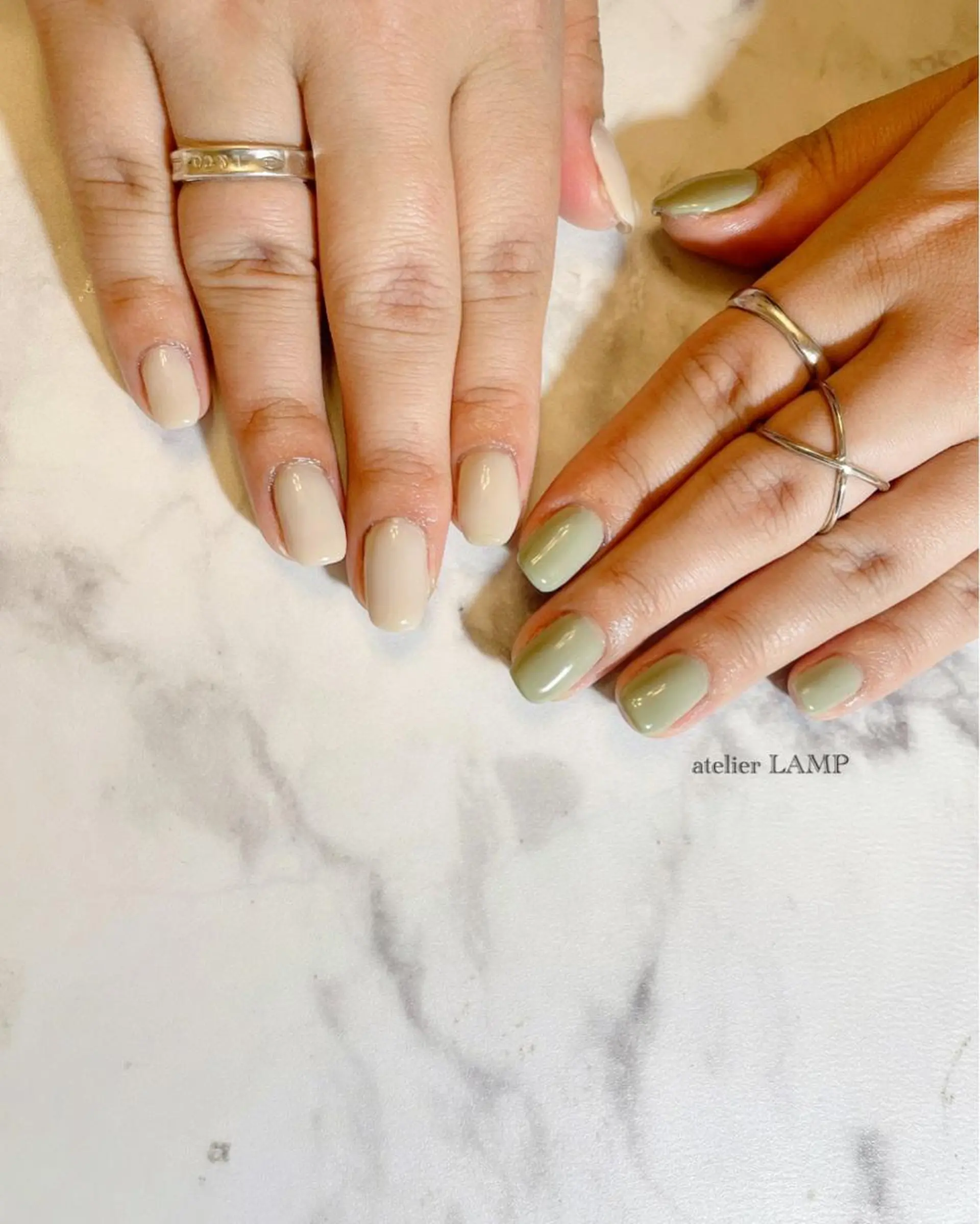 ネイル ワンカラーネイル 春ネイル NANA no artのネイルデザイン