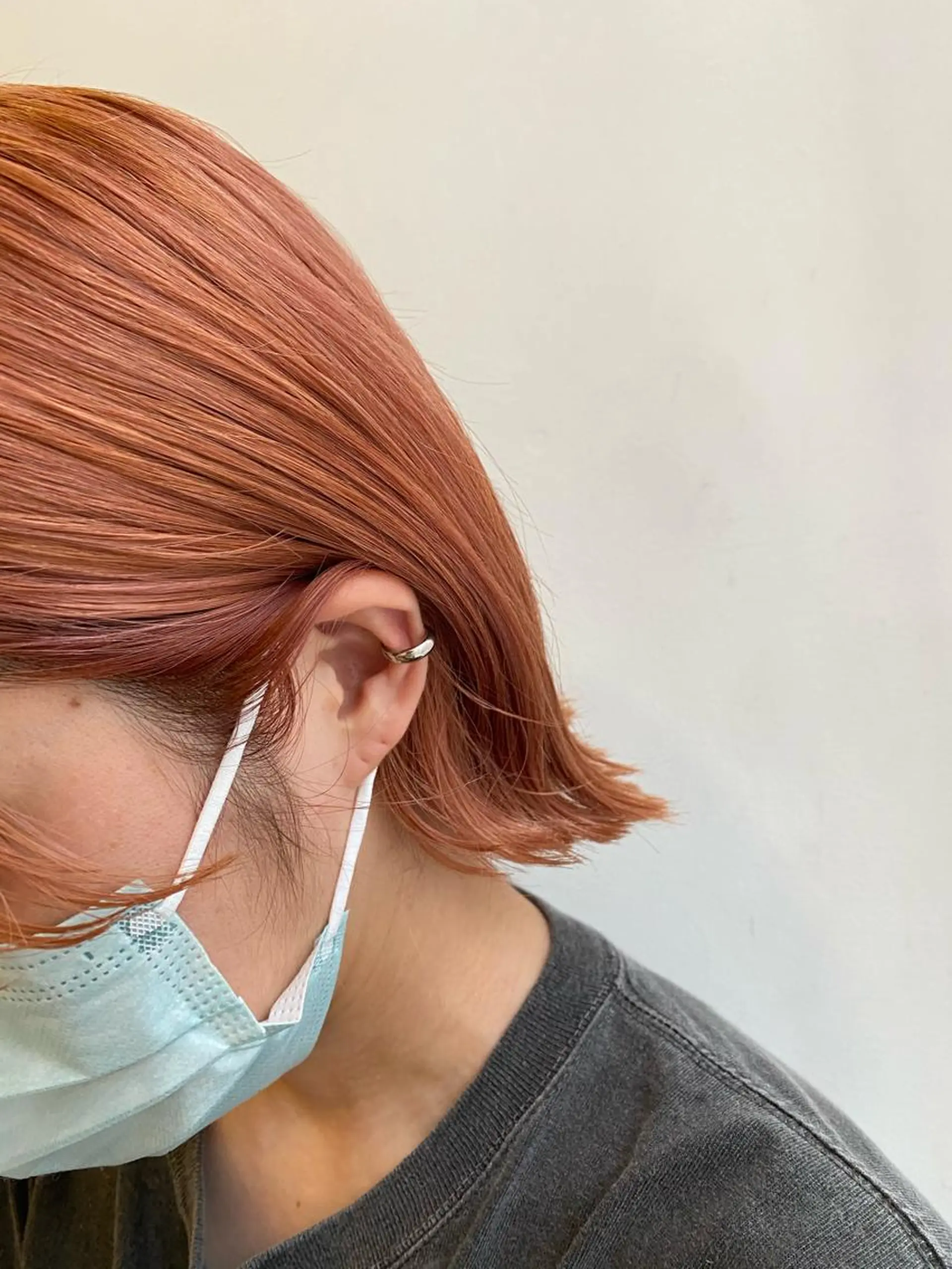 ミディアム カラー ピンクカラー 栗田 大輝のヘアスタイル