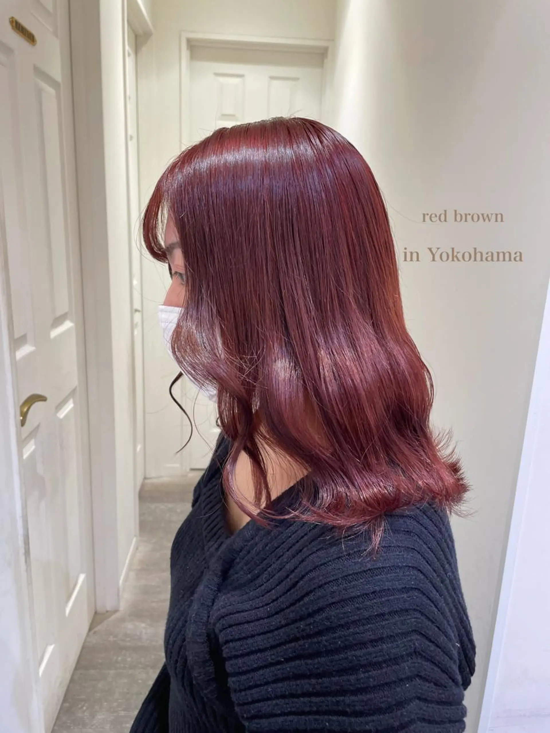 ミディアム カラー ブリーチ ブラウンカラー ダブルカラー ブリーチなしカラー ヘアカラー エクステ/ハイトーン 🐏☁️miminaのヘアスタイル