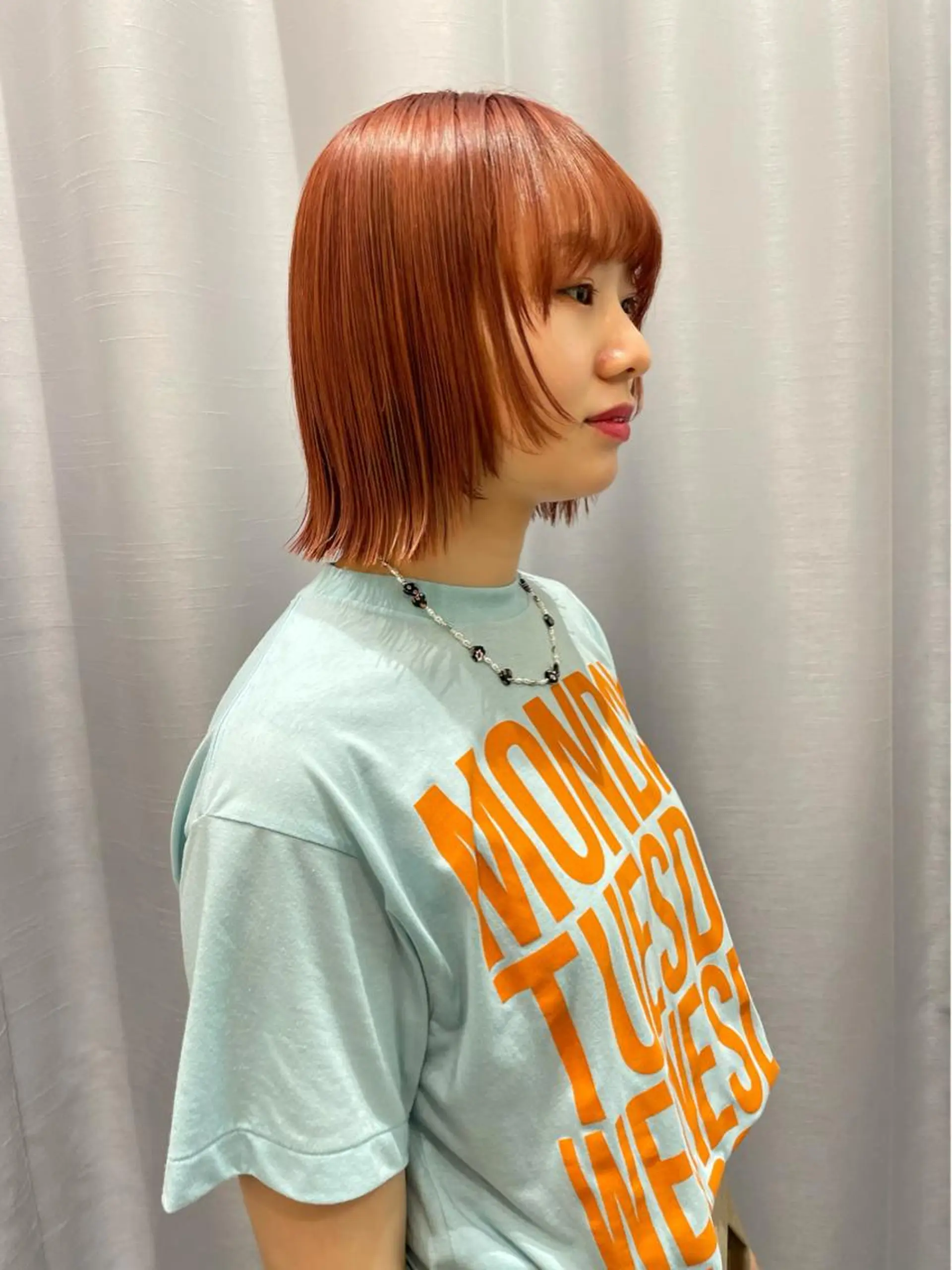 ショート カラー ブリーチ カット ヘアカラー トリートメント SALOWIN所属・ブリーチ✨ ボブ✨レイヤーのヘアスタイル