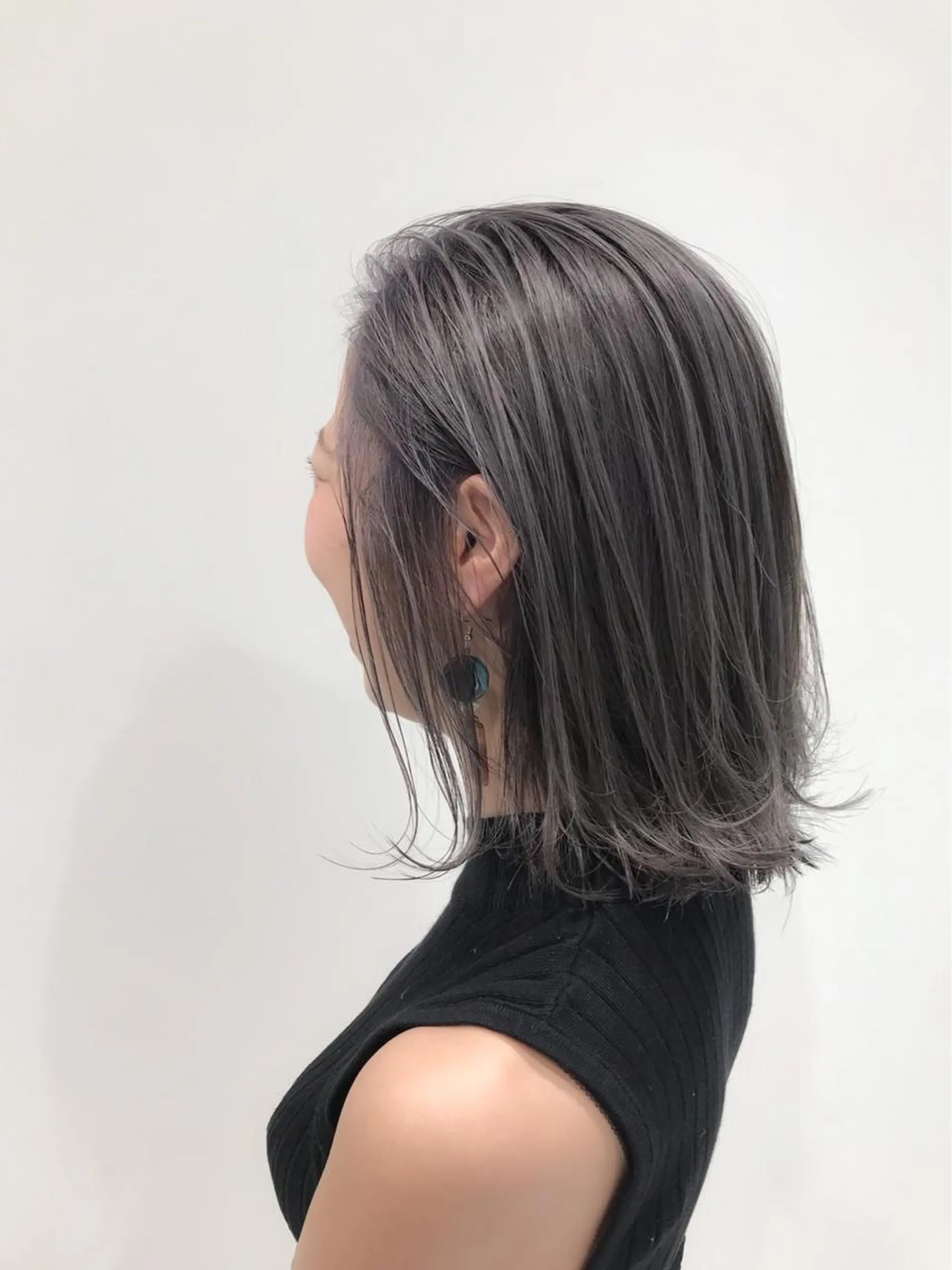 ミディアム ハイトーンNo.1✨ パーマ✨イマイタツヤのヘアスタイル