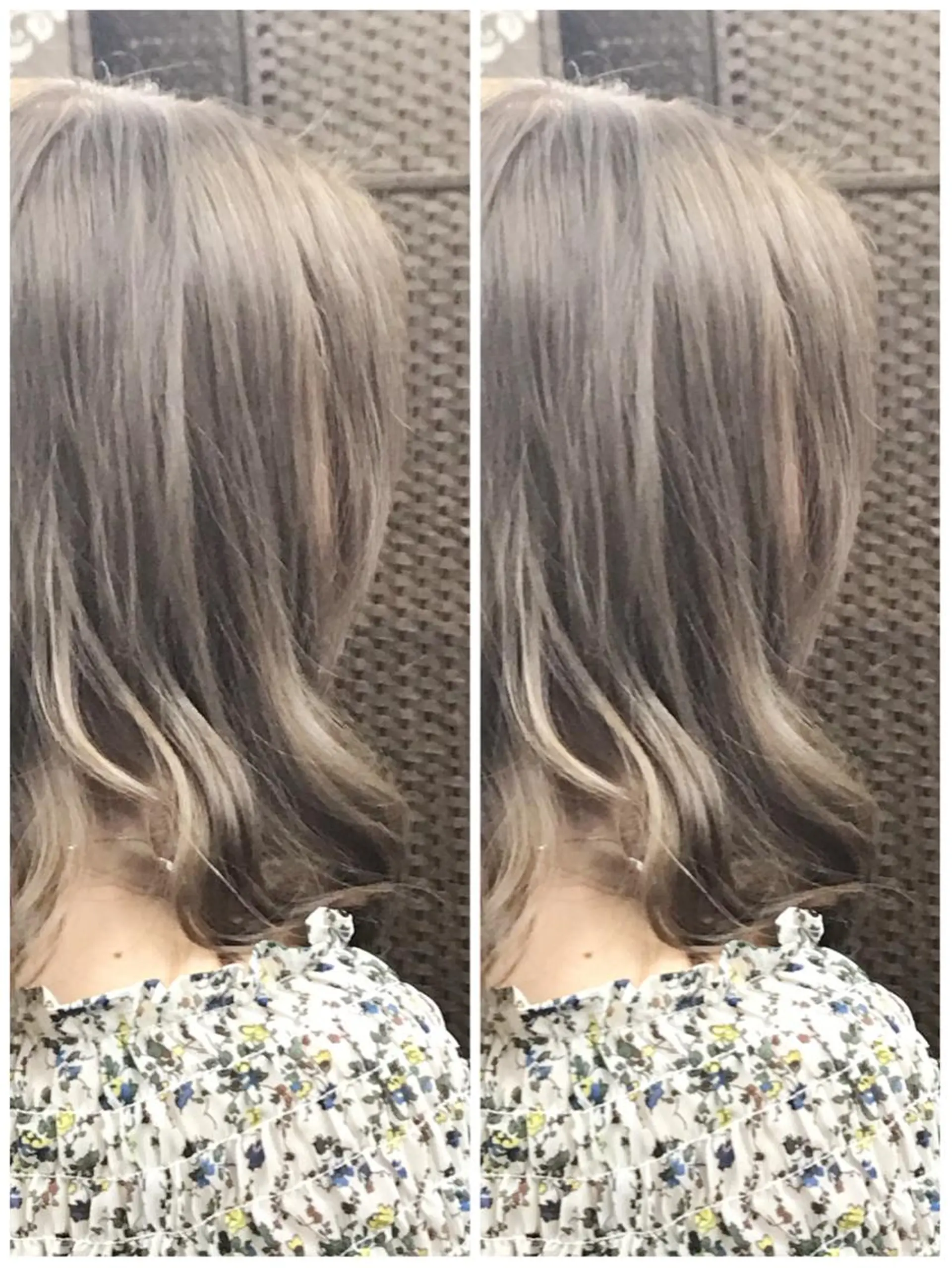 ミディアム カラー ヤナ マネージャーのヘアスタイル