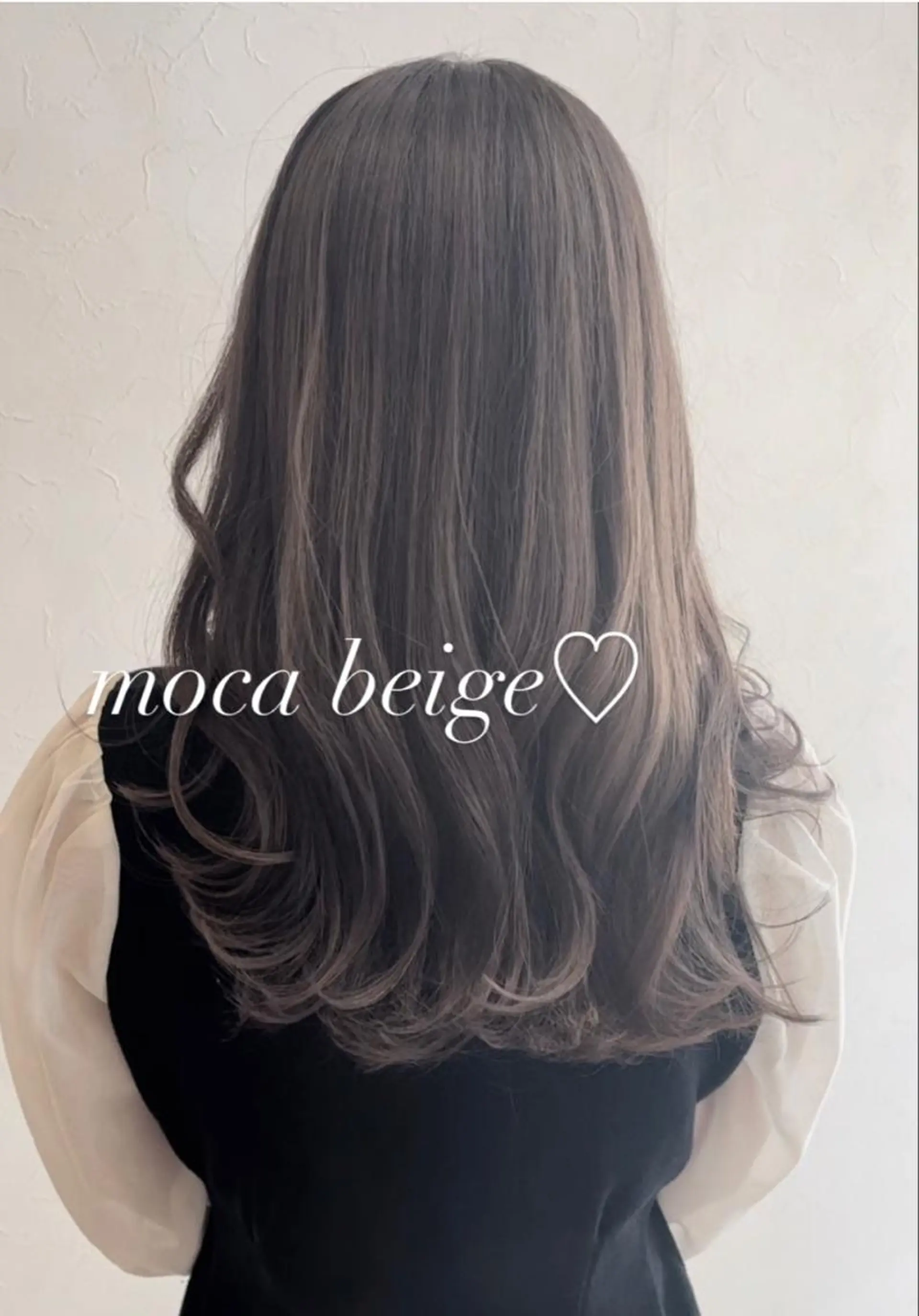 セミロング カラー nakahara madokaのヘアスタイル