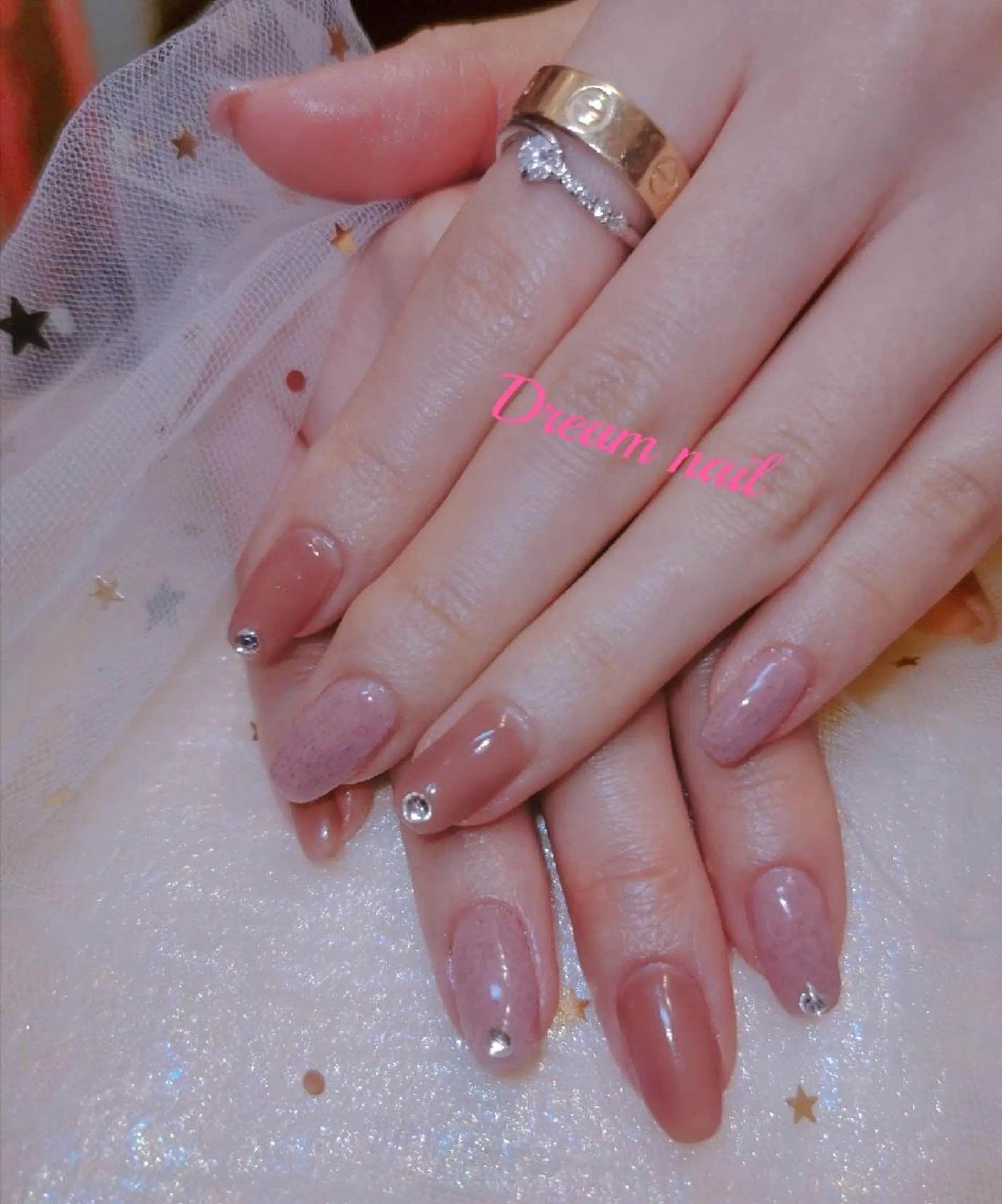 ネイル ネイリストゆか💅 長さだし、深爪矯正のネイルデザイン