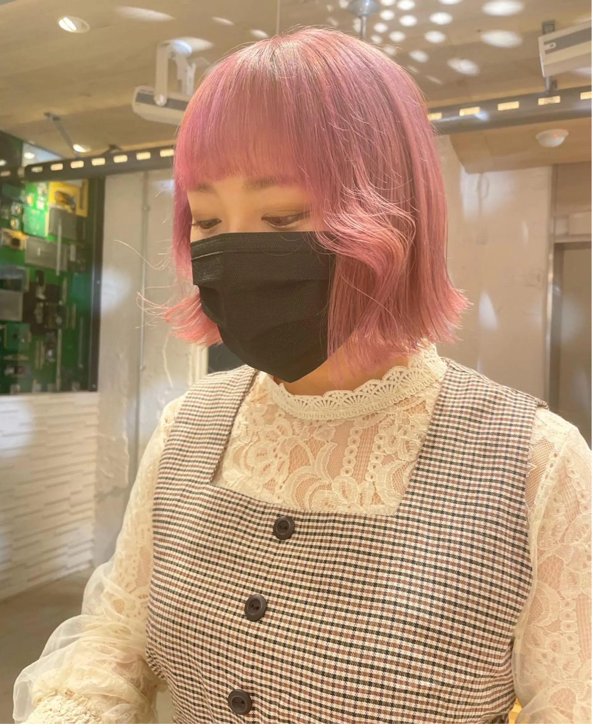 ミディアム カラー 艶ハイトーン👑♡ NATSUKIのヘアスタイル